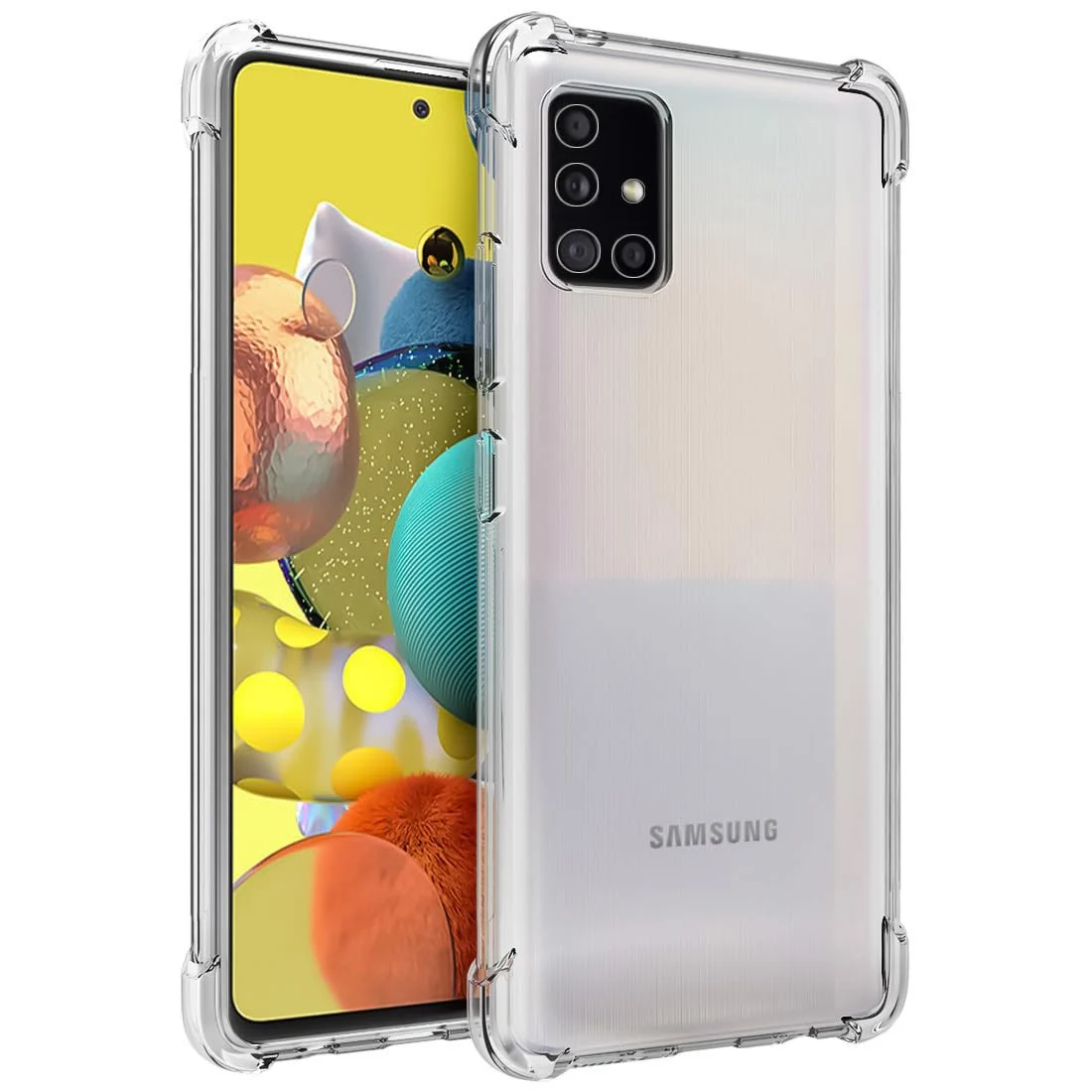 DL3 MOBILAK Anti-Shock Transparent TPU Phone Case