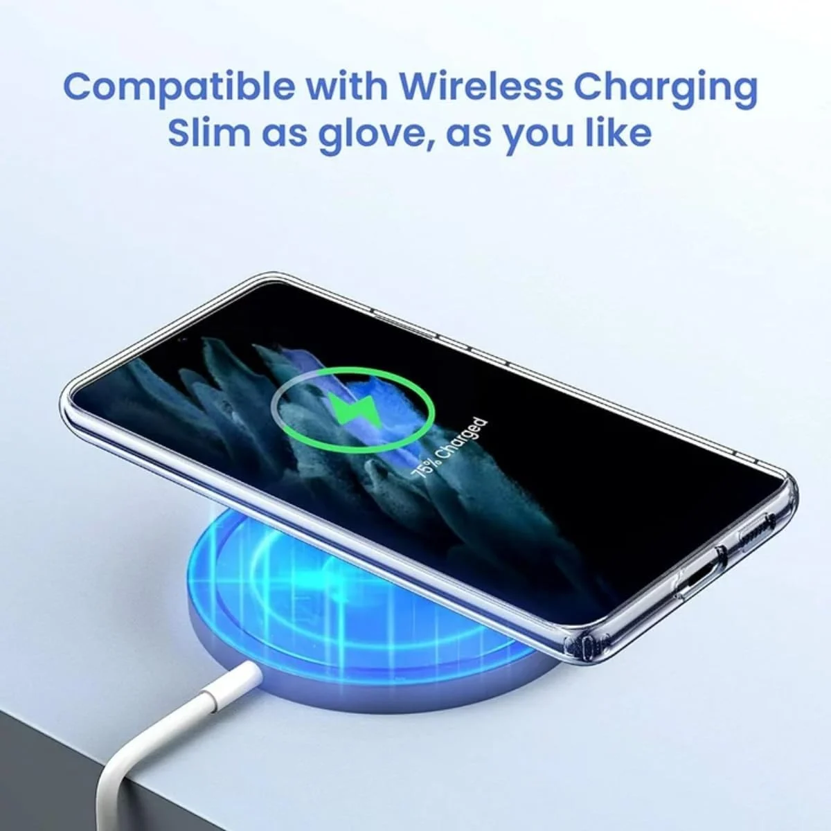 DL3 Mobilak for Samsung Galaxy S21 Ultra Case [Compatible with MagSafe] [Strong Magnet] [Non-Yellowing] Magnetic Slim Thin Bumper Phone Cover, Lightweight, and Durable - Clear