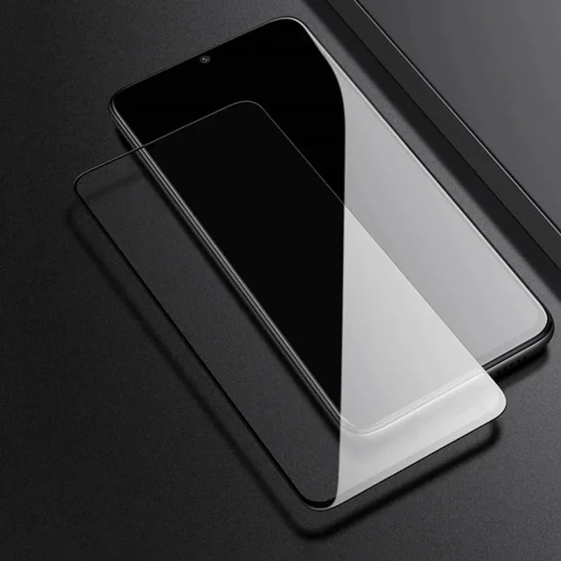 DL3 Mobilak 5D Full Glass Screen Protector For Samsung S21 FE 5G Frame Protector - Black