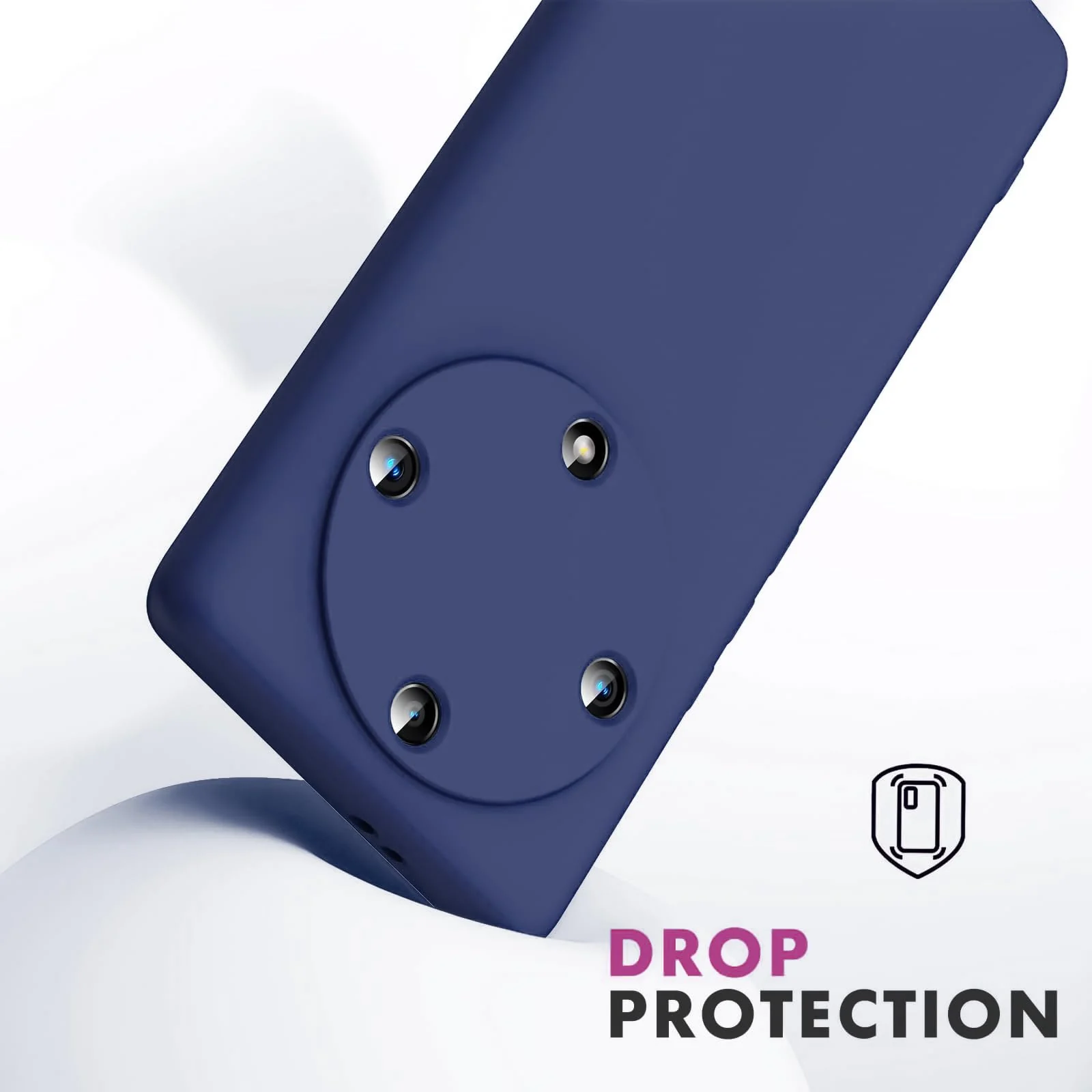 DL3 Mobilak Soft Silicone Gel Bumper Case for Honor X9a - Blue 1