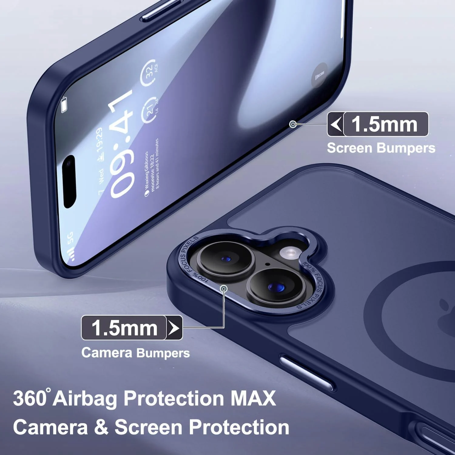 DL3 MOBILAK Protective Phone Case for Apple iPhone 17 - Blue