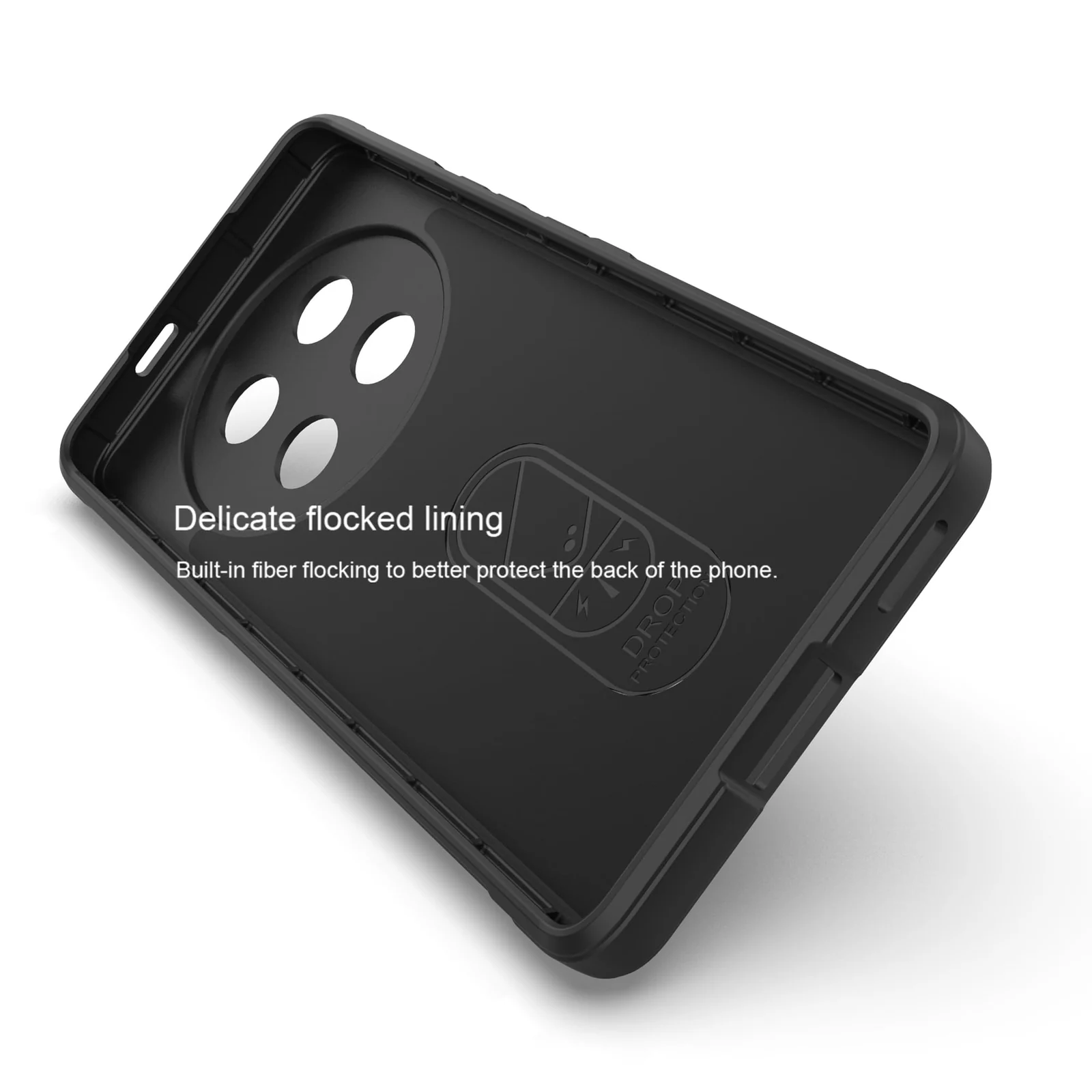 DL3 Mobilak Flexible Silicone and TPU Protective Case with Camera Protection for Honor X9C - Black
