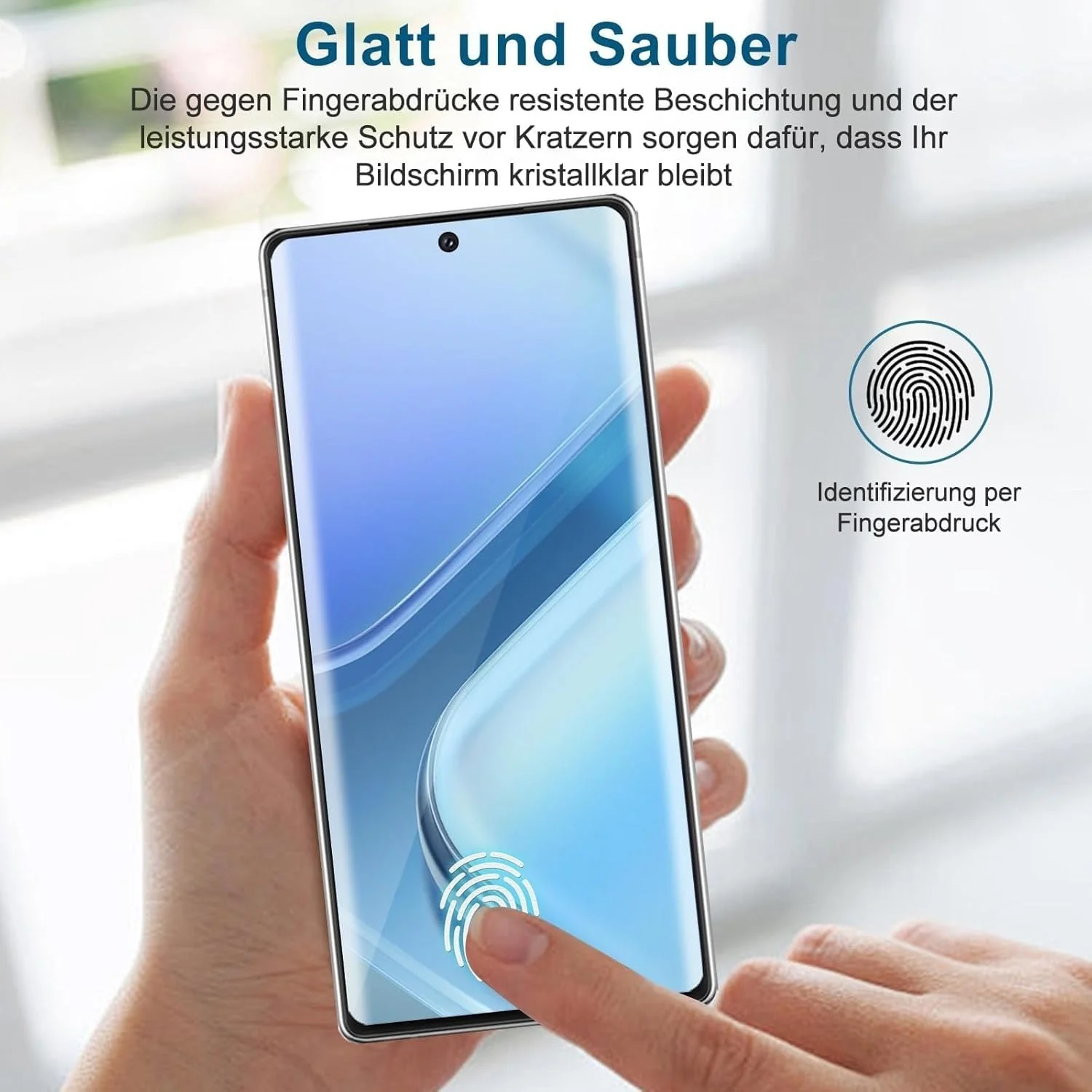 DL3 Mobilak Screen Protector for Samsung Note 20, Tempered Glass Screen Saver Premium HD Protective, Scratch Resistant, NO-Bubble, 9H Hardness, Full Coverage Film For Samsung Note 20 - Clear