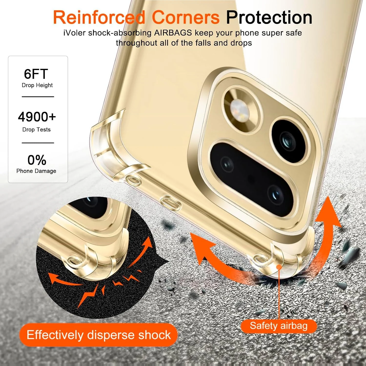 DL3 MOBILAK Clear Soft TPU Phone Case for Realme 16 Pro Plus and 16 Pro Plus 5G - Clear