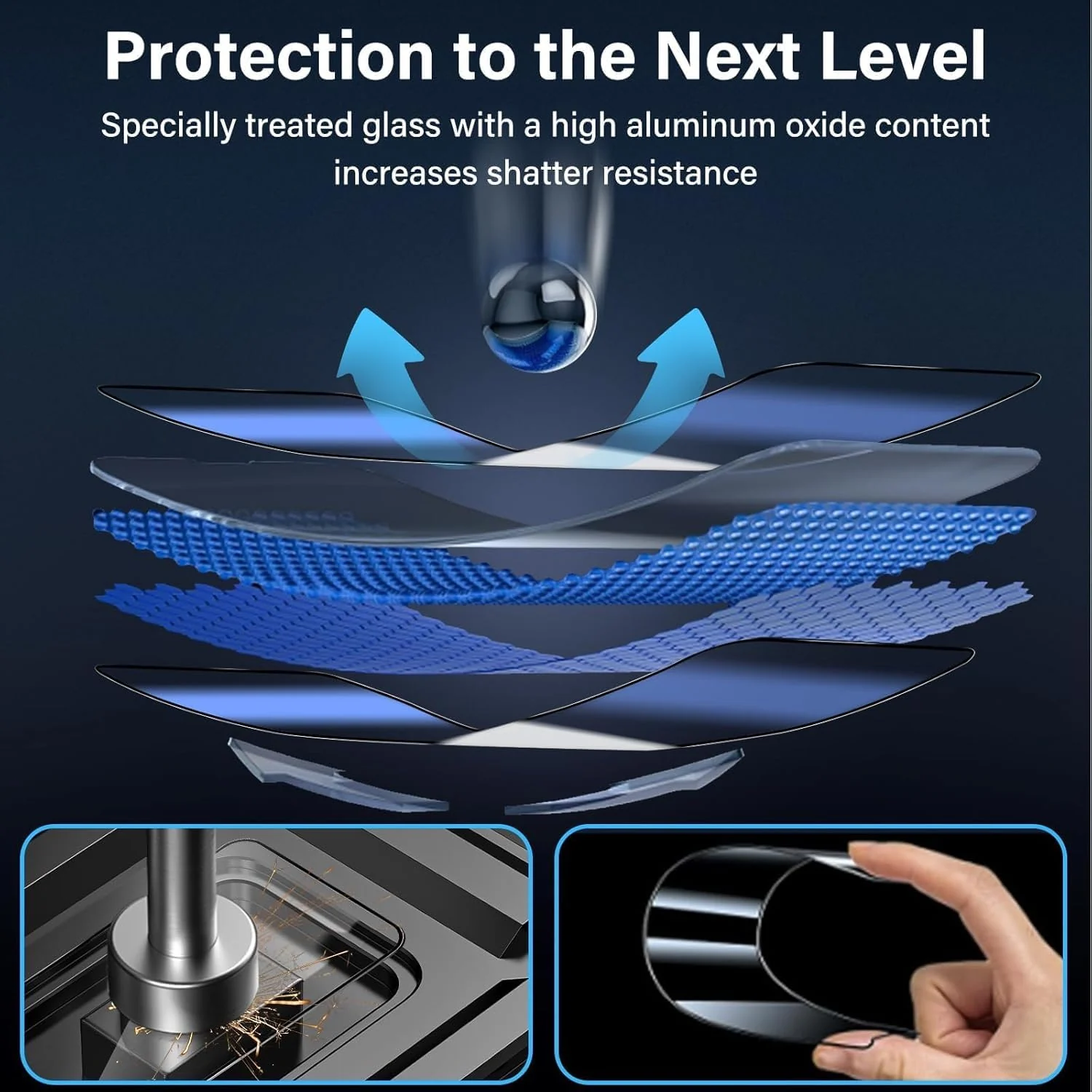 DL3 Mobilak for vivo V70 FE Tempered Glass Screen Protector, 9H Hardness Anti-Scratch Tempered Glass flim, Case Friendly, Anti-Scratch - Clear
