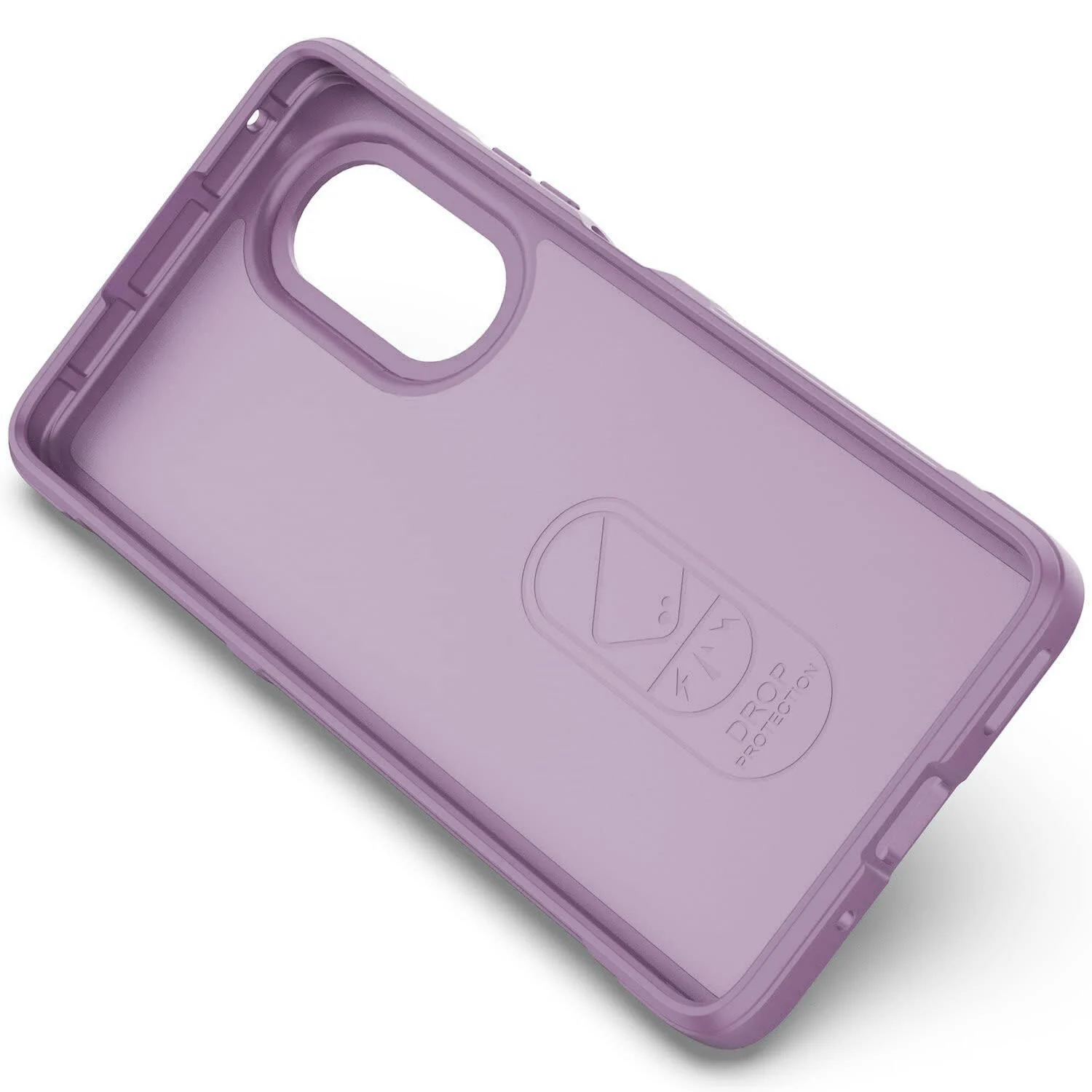 DL3 Mobilak Flexible Silicone and TPU Protective Case with Camera Protection for Huawei Nova 9 SE / Honor 50 SE - Purple