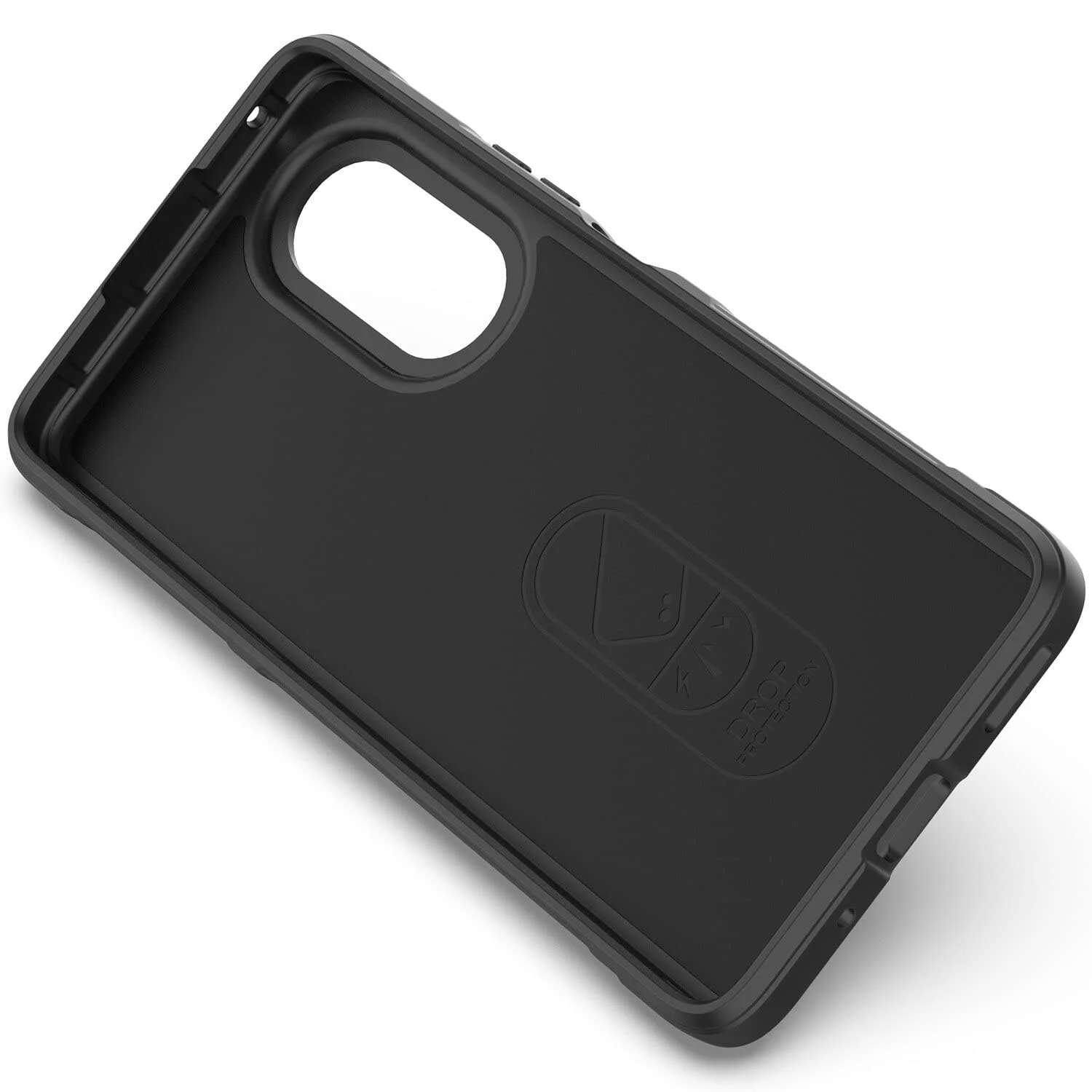 DL3 Mobilak Flexible Silicone and TPU Protective Case with Camera Protection for Huawei Nova 9 SE / Honor 50 SE - Black