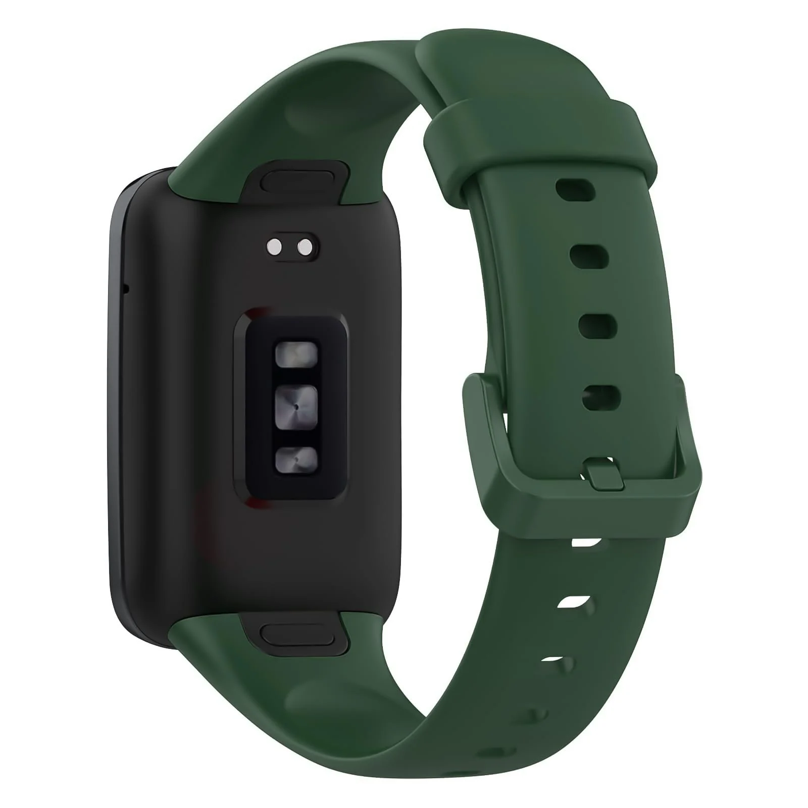 DL3 Mobilak Bands Compatible with Xiaomi Mi Band 7 Pro Watch Replacement Soft Durable Colourful Silicone Watch Band Sports Strap Wristband for Mi Band 7 Pro Smartwatch Accessories - Dark Green