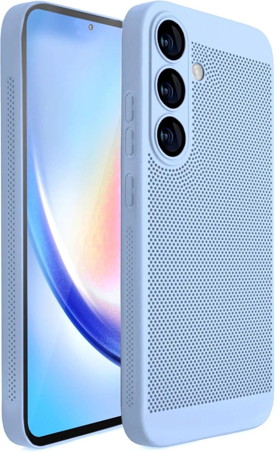 DL3 Mobilak PC Protective Case for Samsung Galaxy A26 5G with Camera Protection and Shockproof Design - Baby Blue