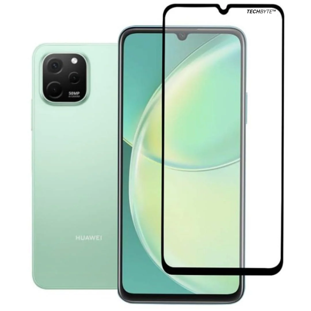 DL3 Mobilak 5D Full Glass Screen Protector For Huawei Nova Y61 5D Black Frame - Clear