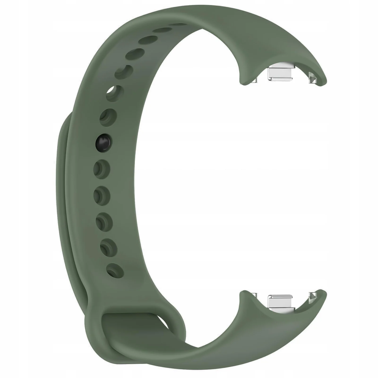 DL3 Mobilak Band Compatible with Xiaomi Mi Band 10/9/8 Replacement Strap, Silicone Skin-Friendly Wrist Strap Adjustable Sports Wristbands for Women Men Xiaomi Smart Band 8/9/10 - Army Green