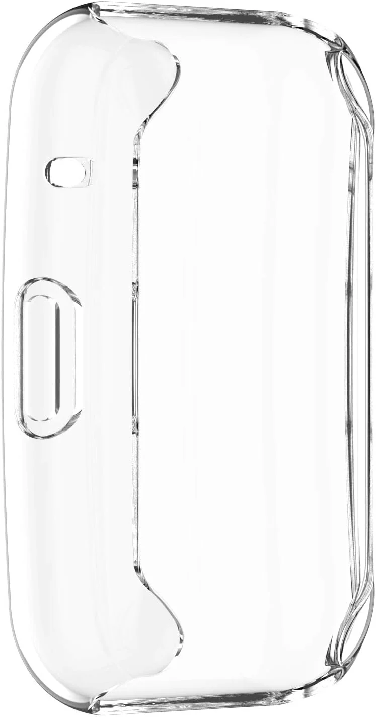 DL3 Mobilak Case Compatible with Huawei Watch Fit Case All-Around Screen Protector Watch Soft TPU Shockproof Cover Slim Guard Thin Bumper Shell Protector - Clear