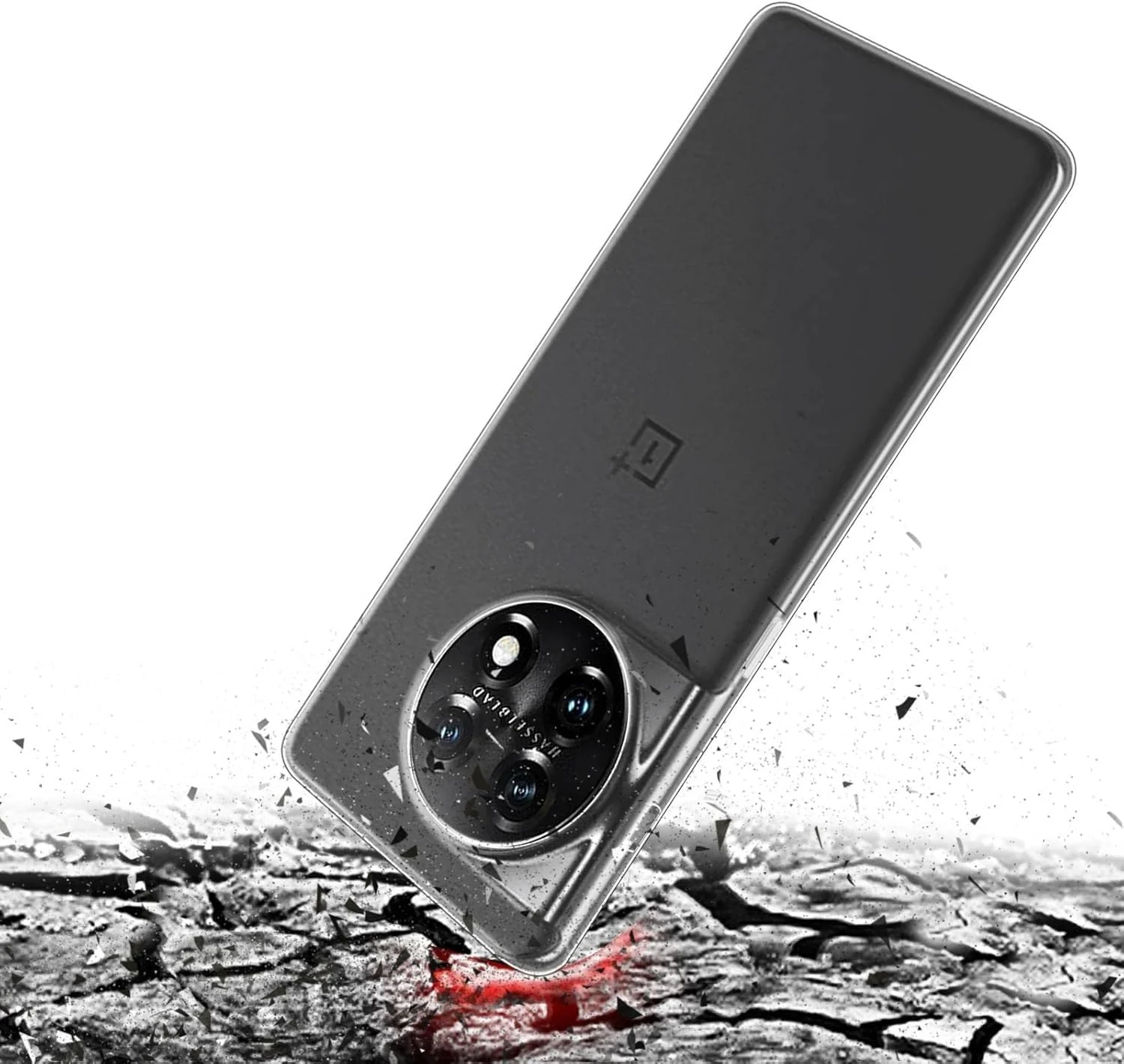 DL3 Mobilak Case Compatible with OnePlus 11 5G Case Crystal Soft TPU Gel Case Flexible Silicone Anti-Scratch Camera Protection TPU Cover - Clear