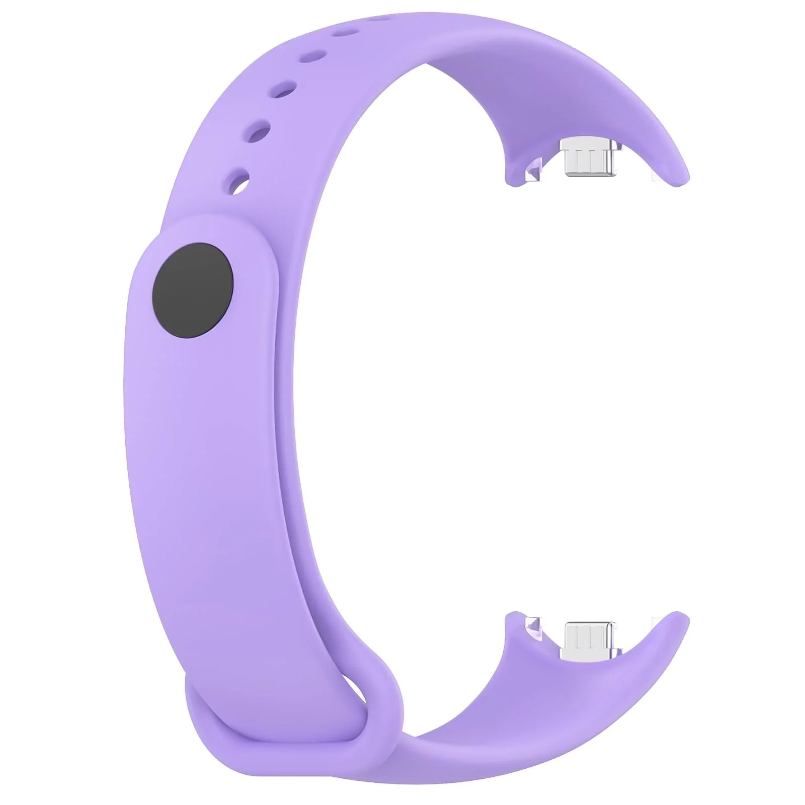 DL3 Mobilak Band Compatible with Xiaomi Mi Band 10/9/8 Replacement Strap, Silicone Skin-Friendly Wrist Strap Adjustable Sports Wristbands for Women Men Xiaomi Smart Band 8/9/10 - Lavender Purple