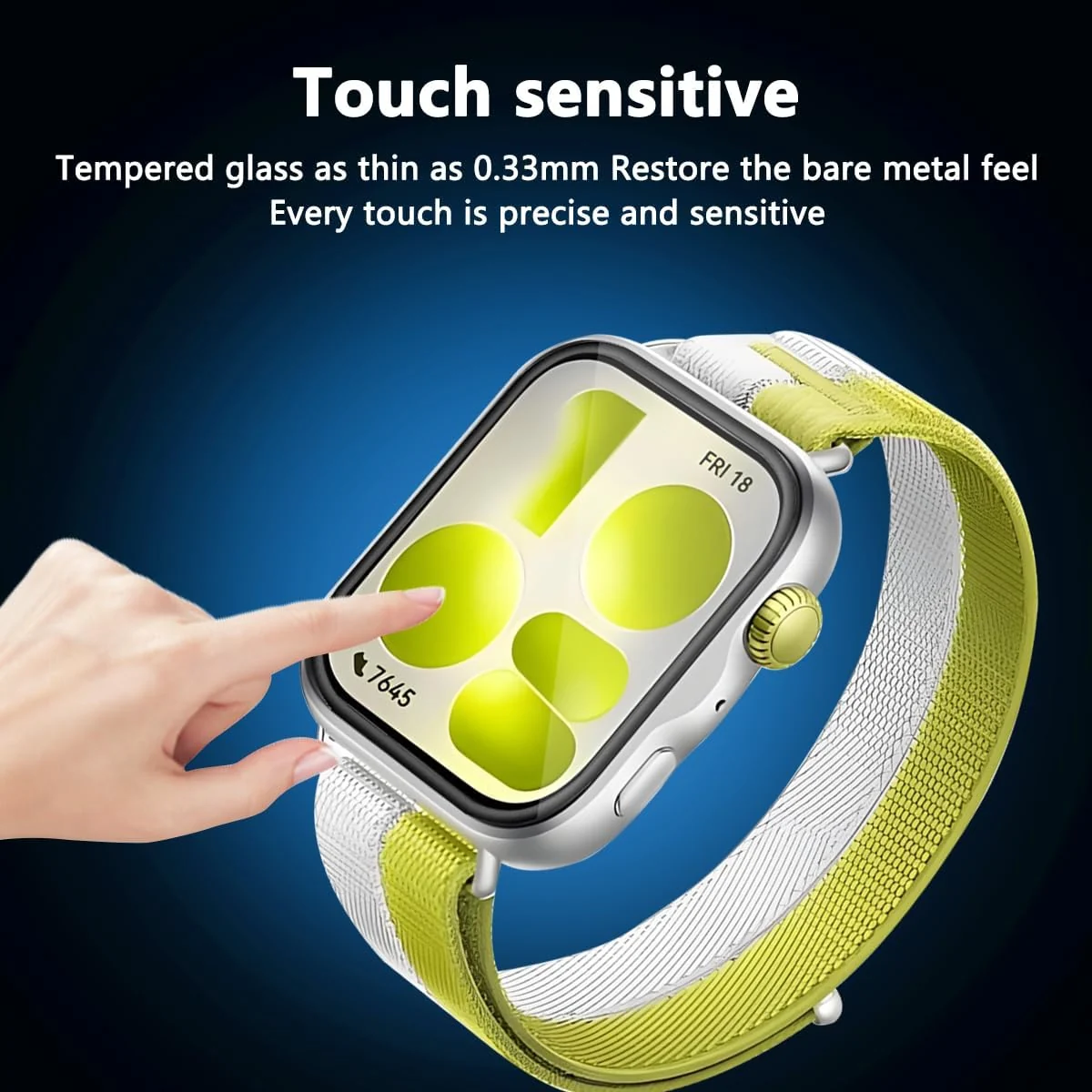DL3 MOBILAK 3D Curved Soft Watch Screen Film for Huawei Watch Fit 5, Clear