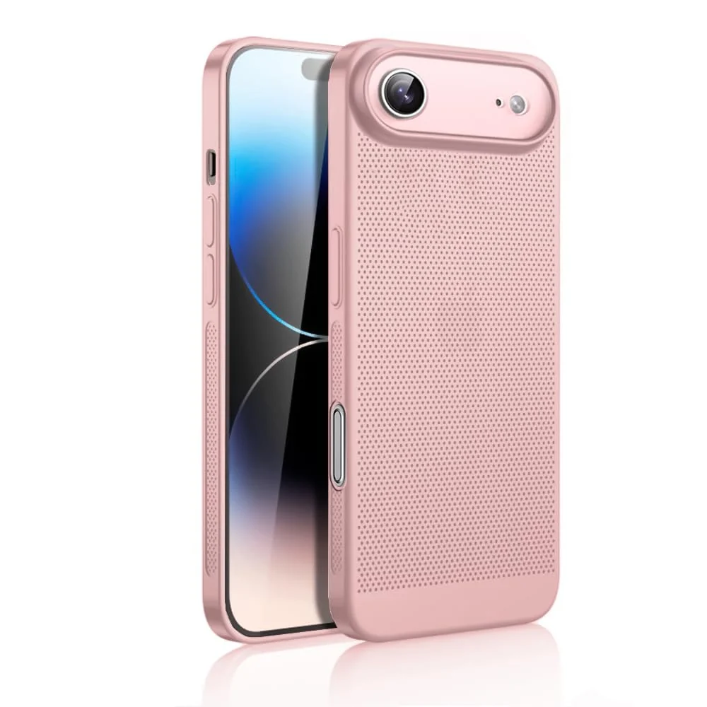 iPhone 17 Air Heat Dissipation Case with Built-in Camera Lens Protector — DL3 Mobilak Protective Phone Case for iPhone 17 Air, Supports wireless charging, Camera protection, Shock-absorbing protection