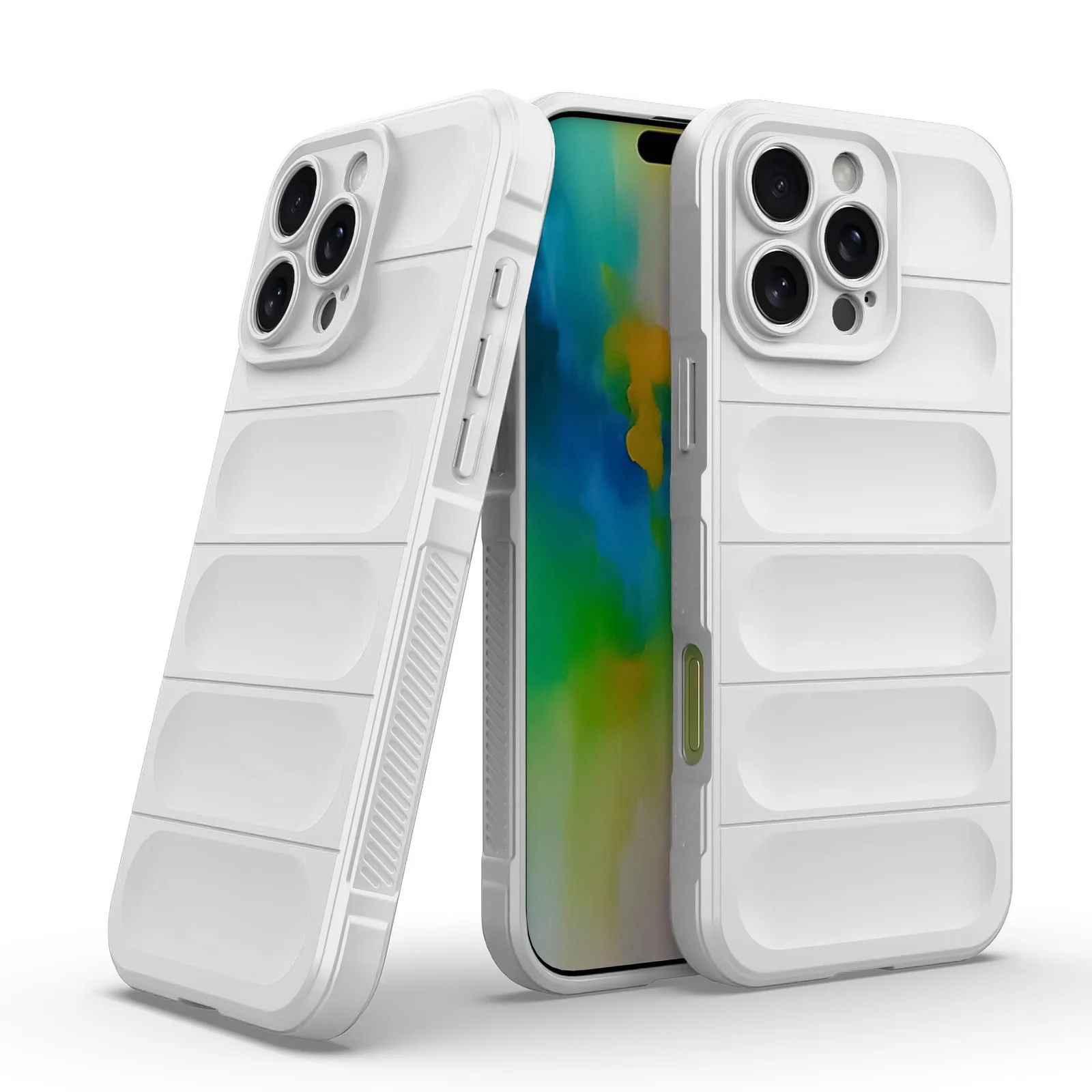 DL3 Mobilak Rugged Protective Case for iPhone 16 Pro 6.3-Inch, Camera protection, Shock-absorbing protection, Non-slip grip