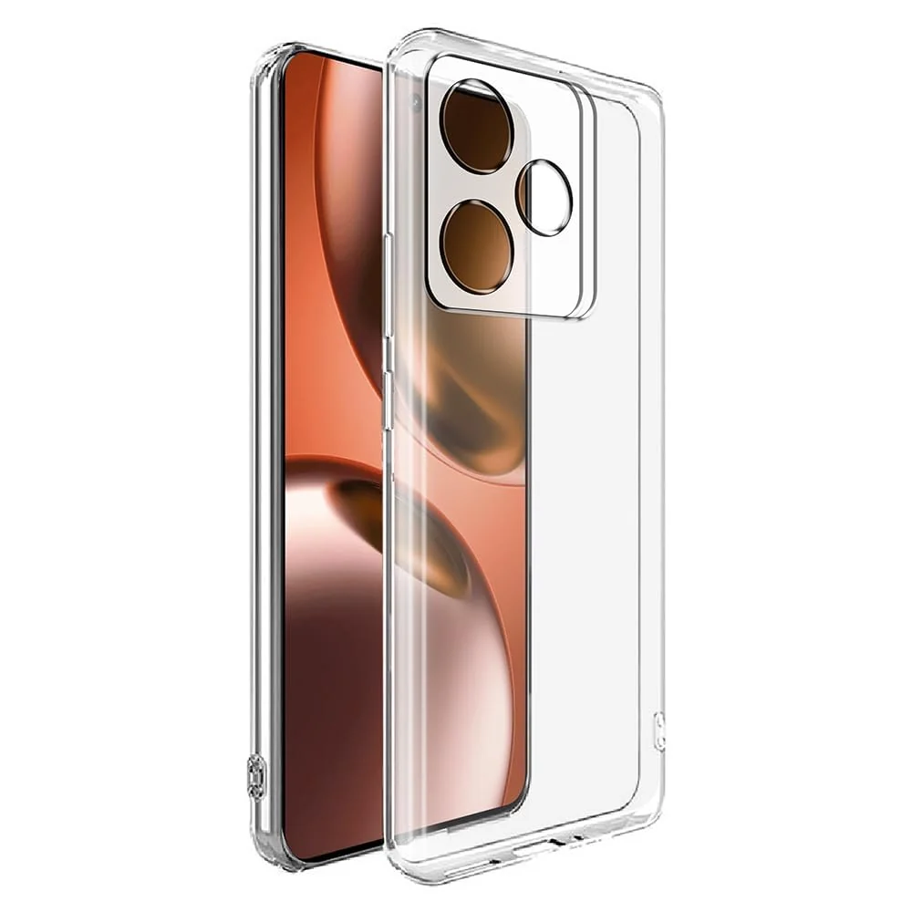 Mobigon Case Compatible with realme GT 7, Case Crystal Soft TPU Gel Case Flexible Silicone Anti-Scratch Camera Protection TPU Cover - Clear