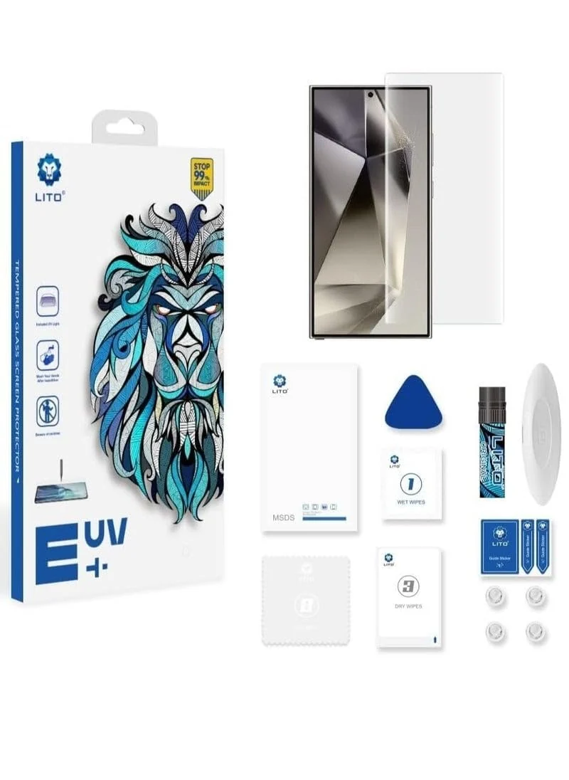 DL3 Mobilak Li-to Screen Protector Honor 200 Pro 5G [Liquid UV Tempered Glass] Full Screen adhesive [Sensitive Touch][Fingerprint Sensor Compatible] HD - Clear
