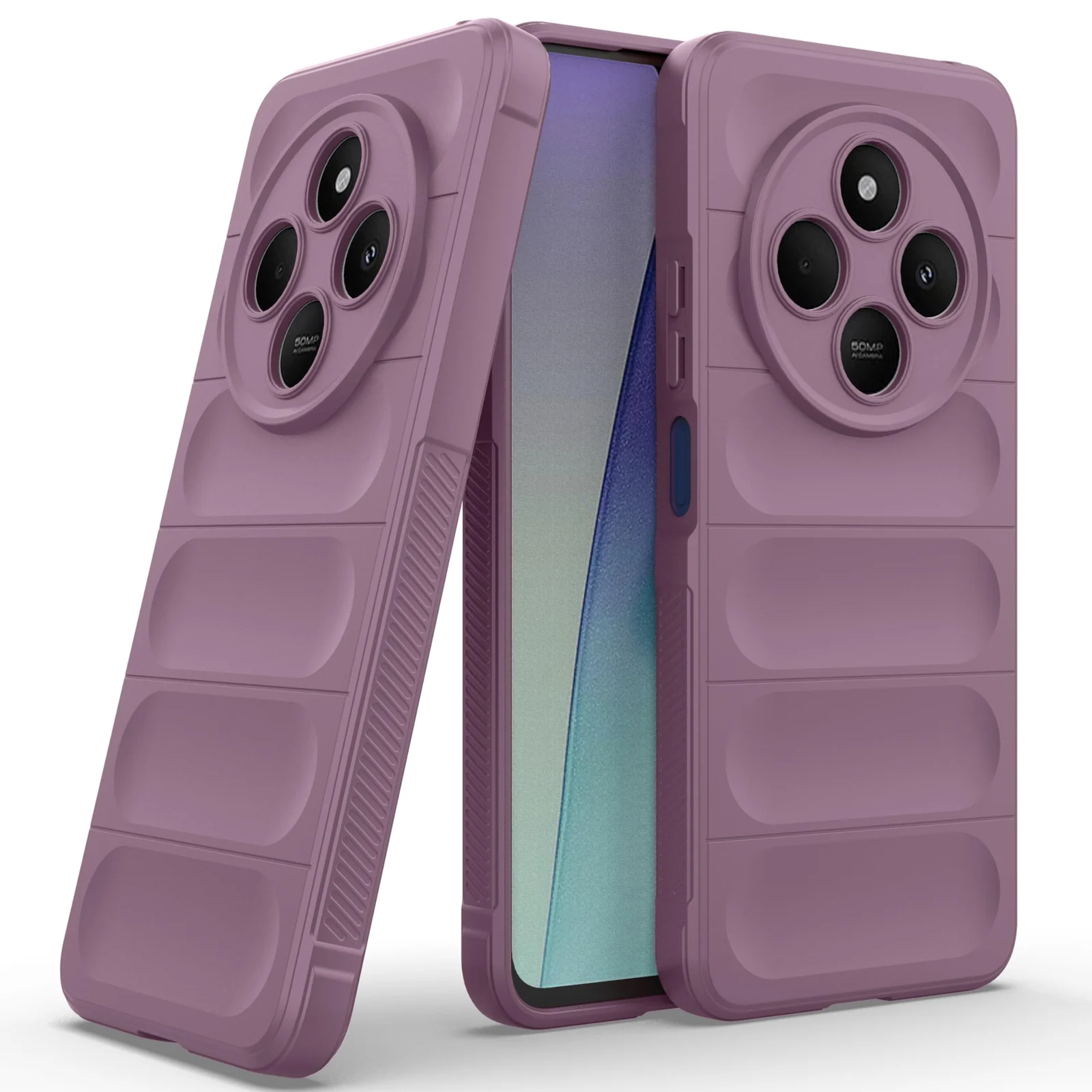 DL3 Mobilak Rugged Protective Case for Xiaomi Redmi 14C 4G / Poco C75, Camera protection, Shock-absorbing protection, Non-slip grip - Purple