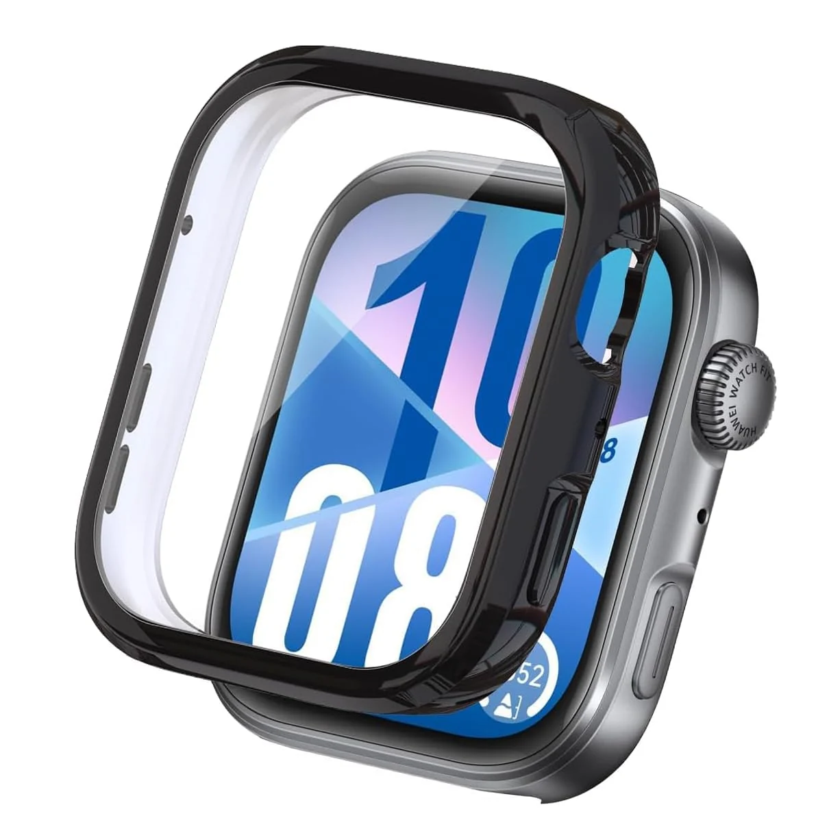 DL3 Mobilak Protective Case compatible with Huawei Watch Fit 4, All-around Flexible TPU Case with Built-in Screen Protector, Soft Frame & Shockproof Cover For Huawei Watch Fit 4