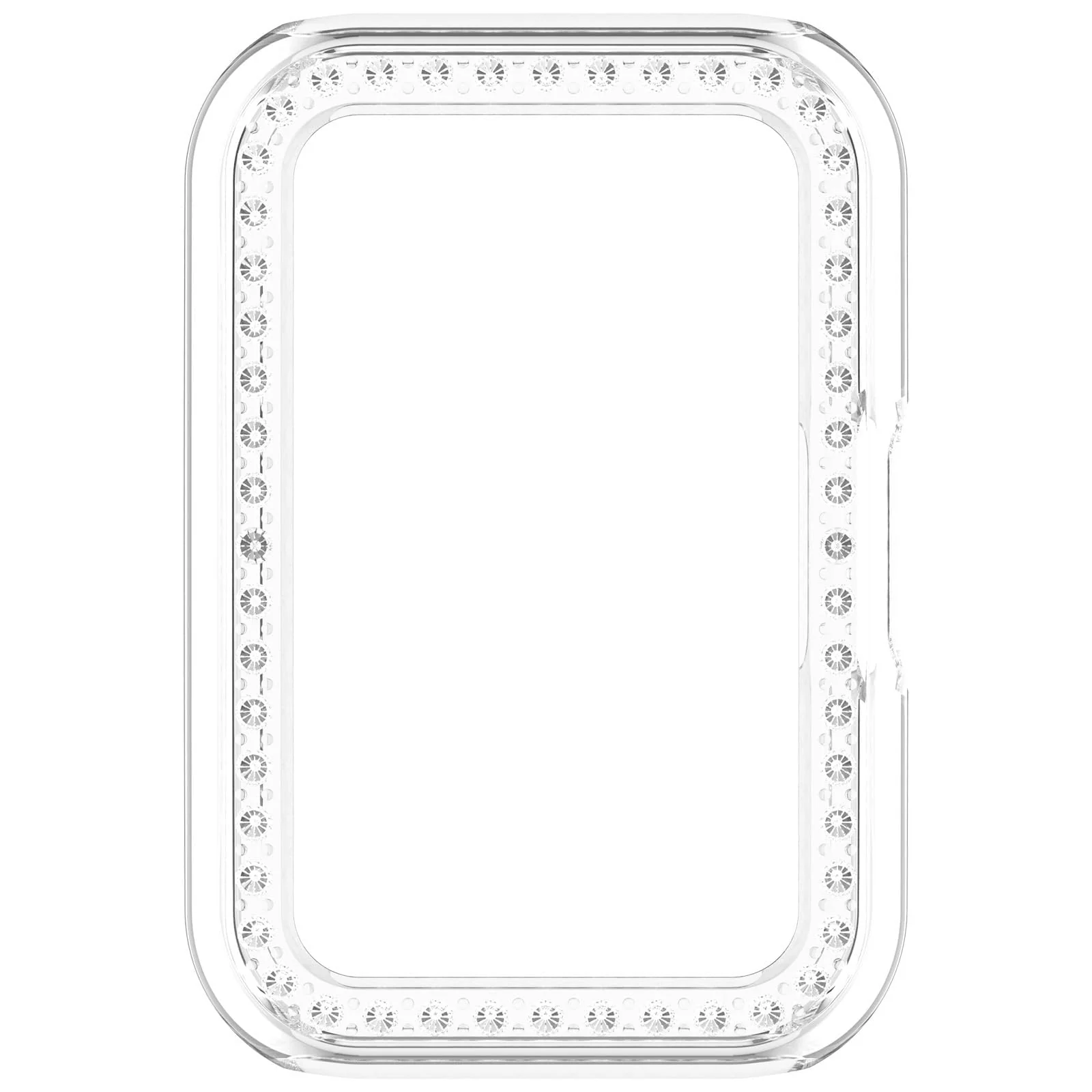 MOBIGON Crystal Bling PC Frame Case for Huawei Band 11, Clear