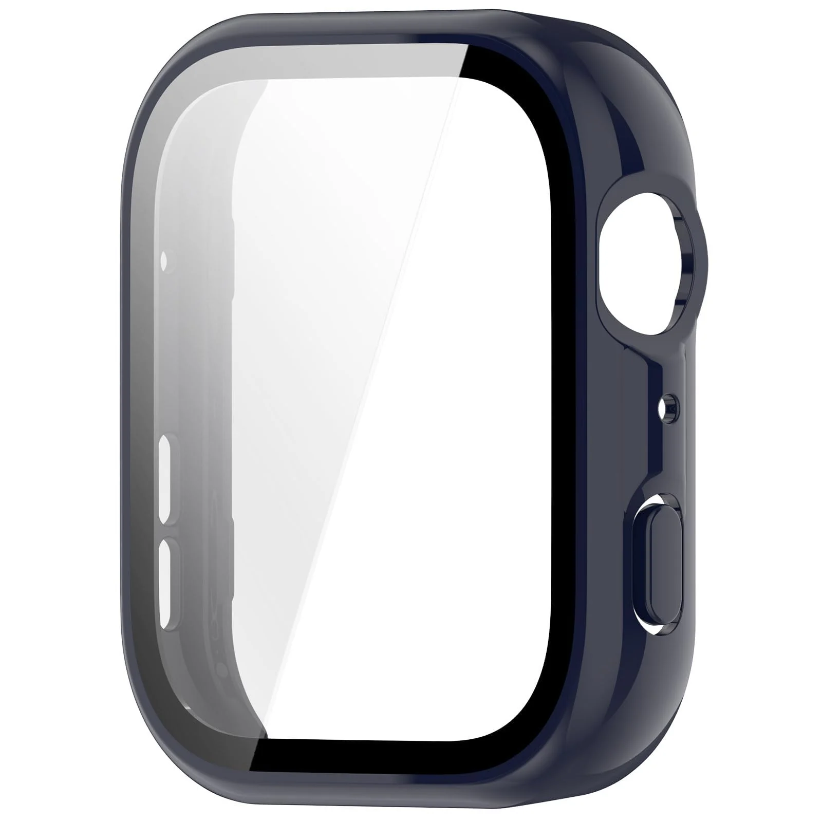 DL3 MOBILAK Full-Coverage Watch Case with Tempered Glass for Huawei Watch Fit 5, Blue