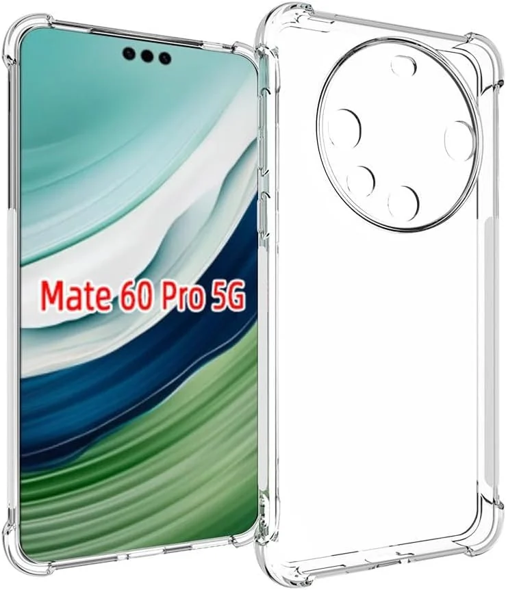 DL3 MOBILAK Clear Soft TPU Phone Case for Huawei Mate 60 Pro - Clear