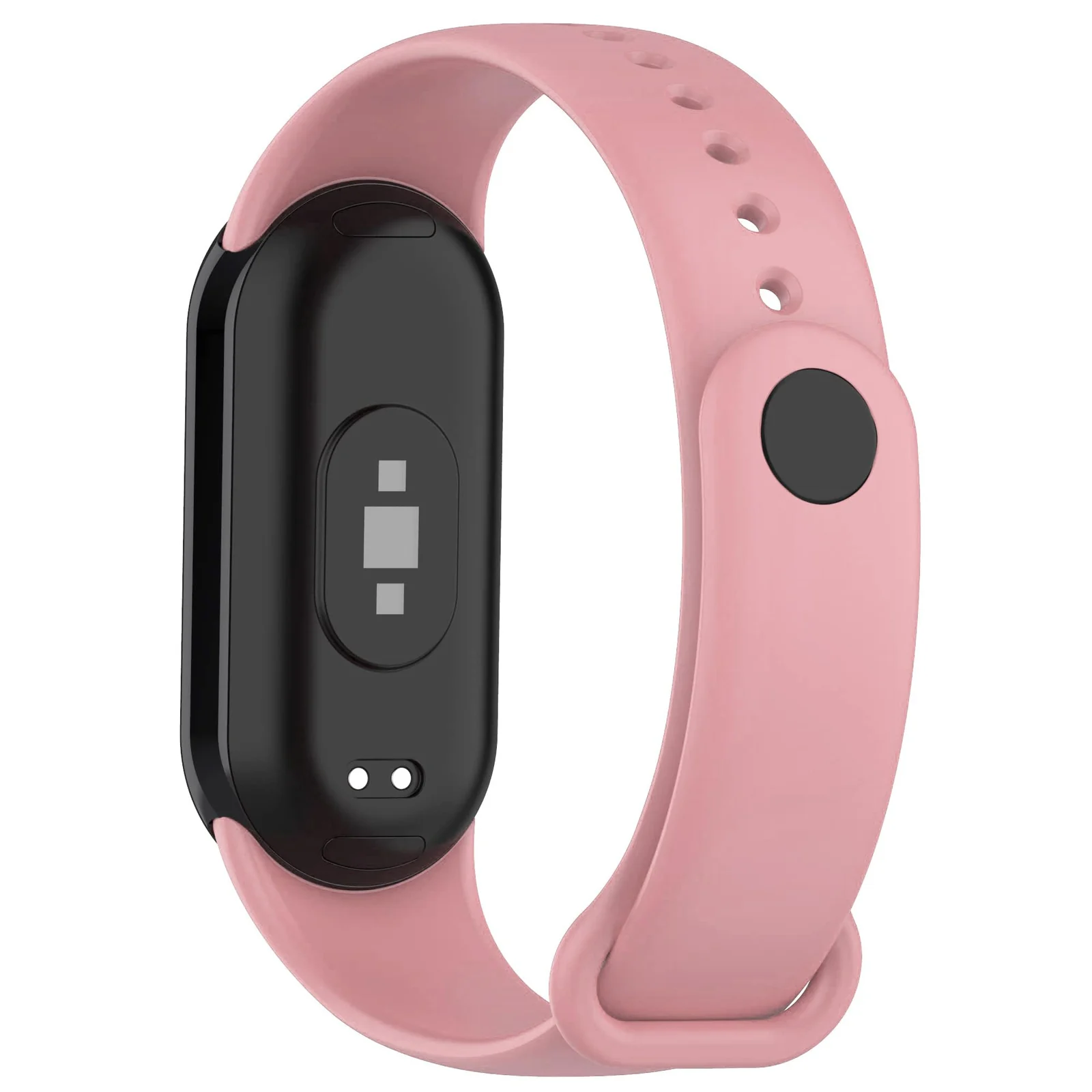 DL3 Mobilak Band Compatible with Xiaomi Mi Band 10/9/8 Replacement Strap, Silicone Skin-Friendly Wrist Strap Adjustable Sports Wristbands for Women Men Xiaomi Smart Band 8/9/10 - Pink