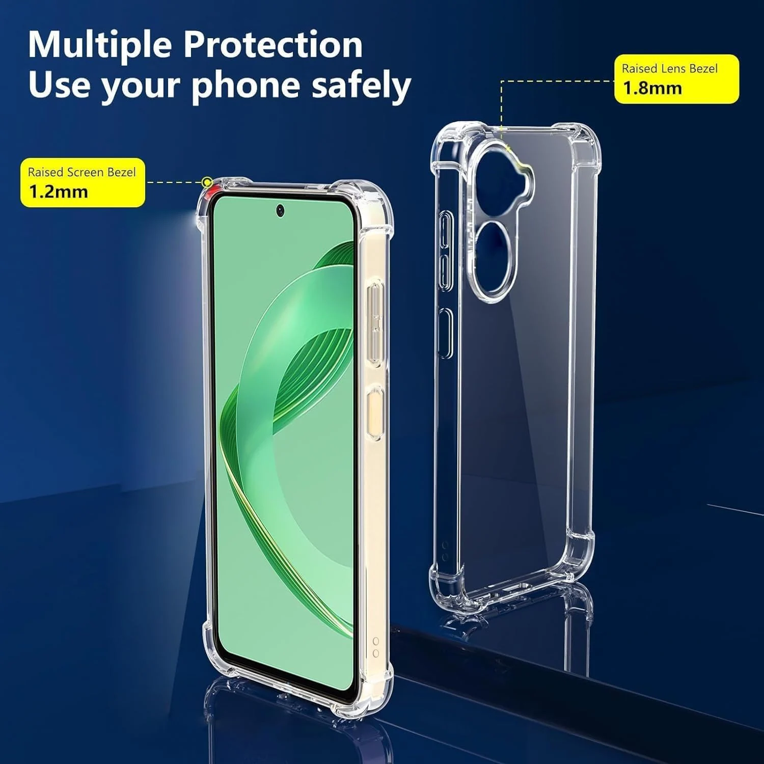 DL3 Mobilak Clear TPU Case for Huawei Nova 12 SE / Nova 11 SE, Camera protection, Shock-absorbing protection, Scratch-resistant surface - Clear