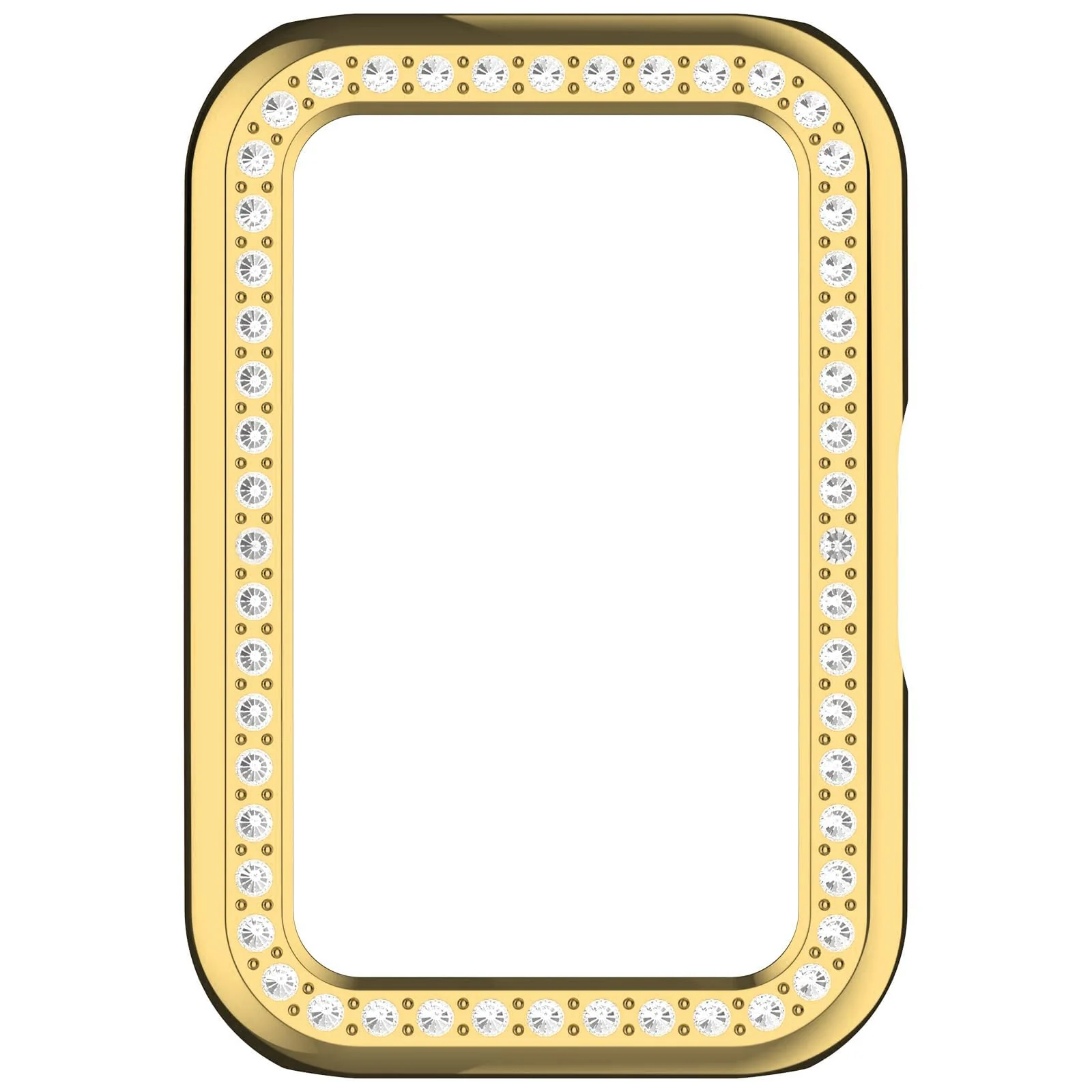 MOBIGON Crystal Bling PC Frame Case for Huawei Band 11, Gold