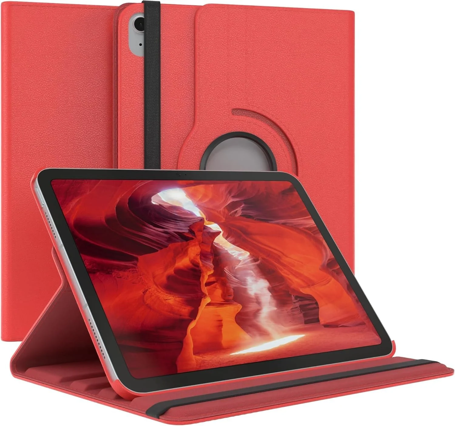 DL3 Mobilak Protective Cover for iPad (A16) 11th/10th Generation (2025/2022), 360° Rotatable Smart Stand, Leather Folio Flip Cover with Multi-Angle Viewing, Auto Wake Sleep