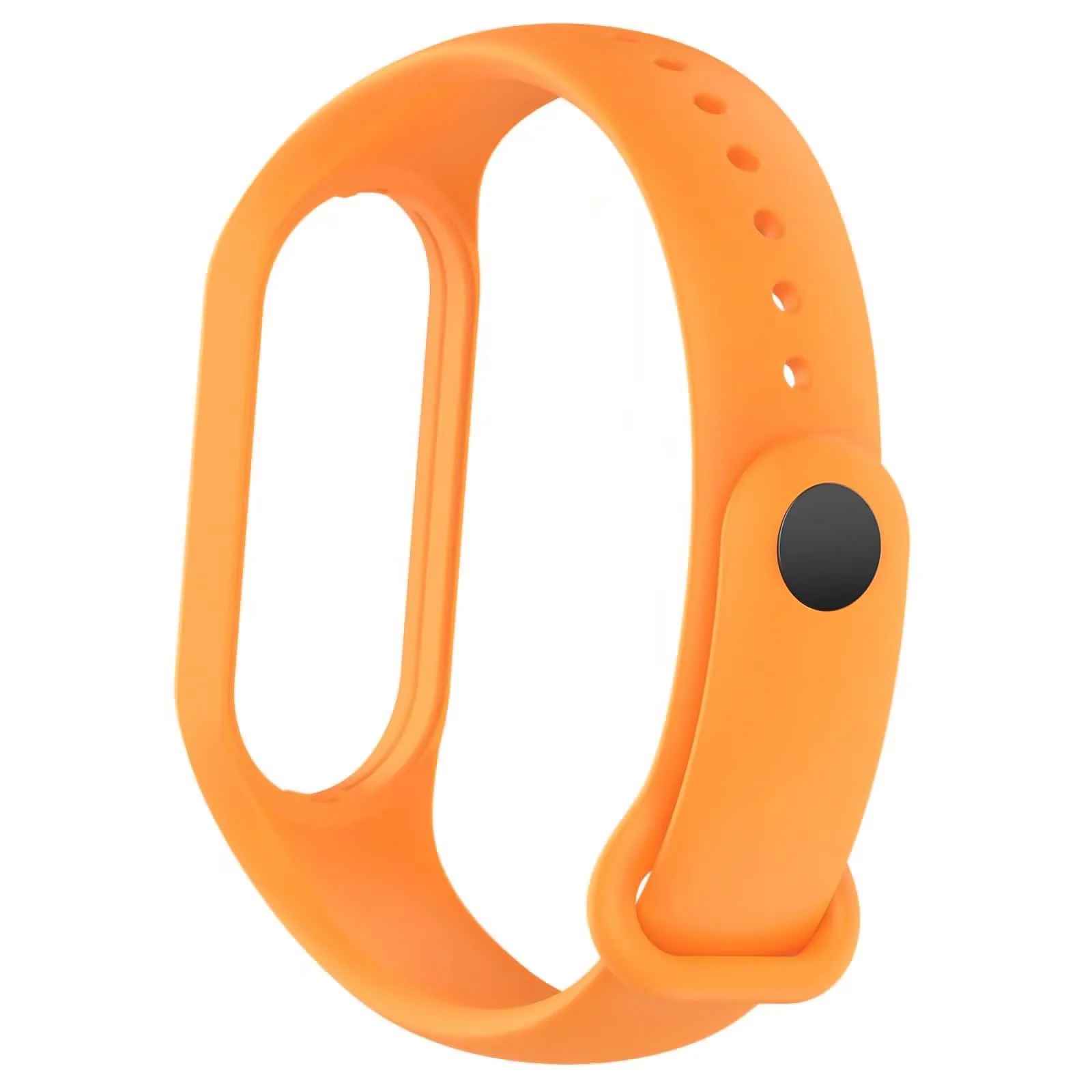 DL3 Mobilak Strap compatible for Xiaomi Mi Band 4 / Mi Band 3 Strap, Soft Silicone Replacement Strap Wristband WatchBand Accessories for Xiaomi Mi Band 3/4 - Orange