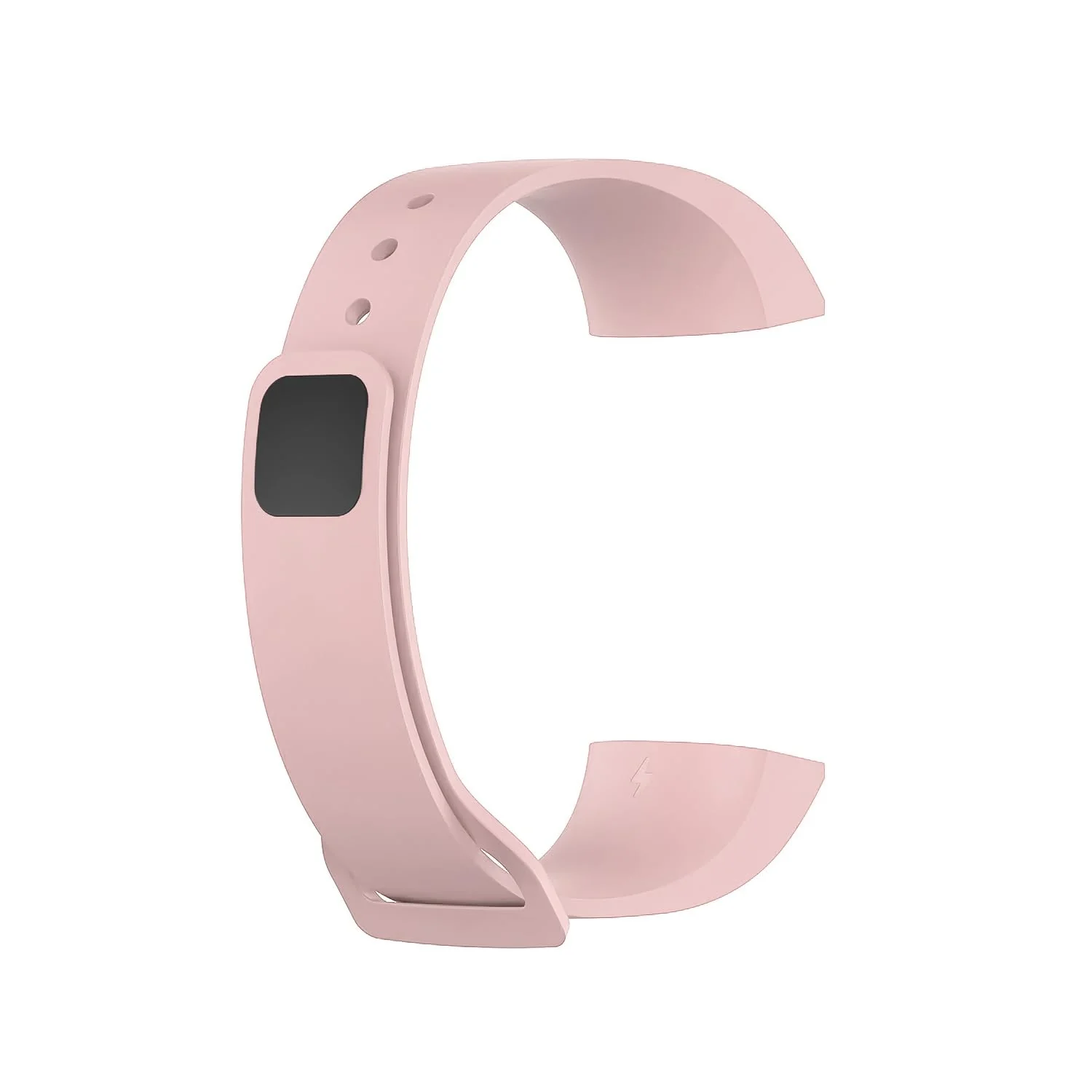 DL3 Mobilak Smart Watch Strap for Xiaomi Mi Band 4C & Redmi Smart Band, Sport Silicone Watch Band Wrist Strap, Replacement Bracelet Wristband Wrist Strap - Pink