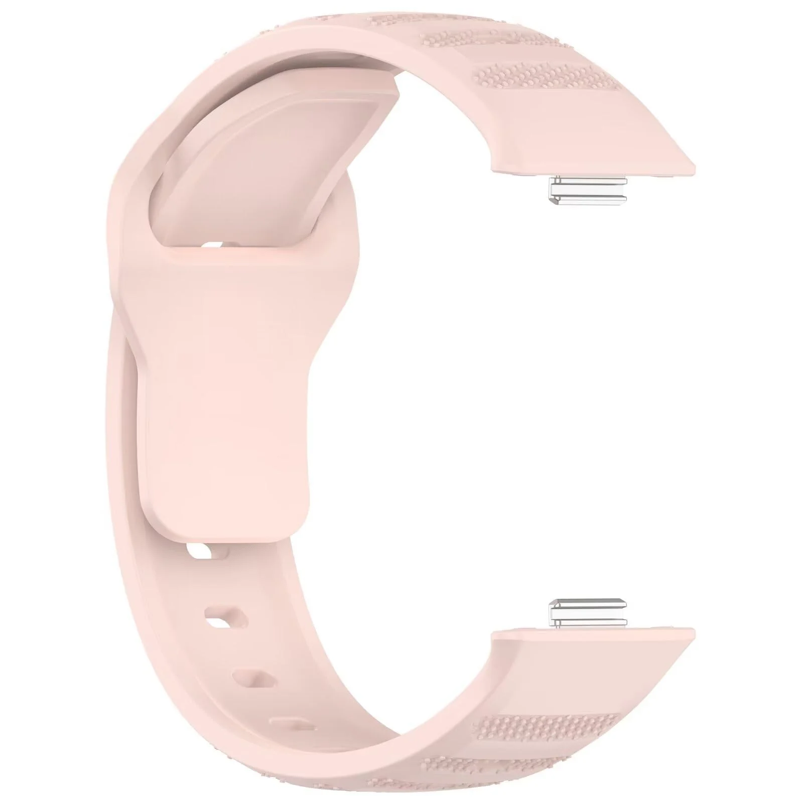 DL3 Mobilak Compatible with Huawei Watch Fit 3 / Fit 4 / Fit 4 Pro Breathable Silicone Sport Wristband, Soft Textured Design, Sweat-Resistant Quick Release Adjustable Watch Strap - Pink
