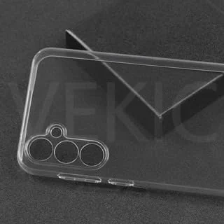 DL3 Mobilak Case Compatible with Samsung Galaxy A35 5G Case Crystal Soft TPU Gel Case Flexible Silicone Anti-Scratch Camera Protection TPU Cover - Clear