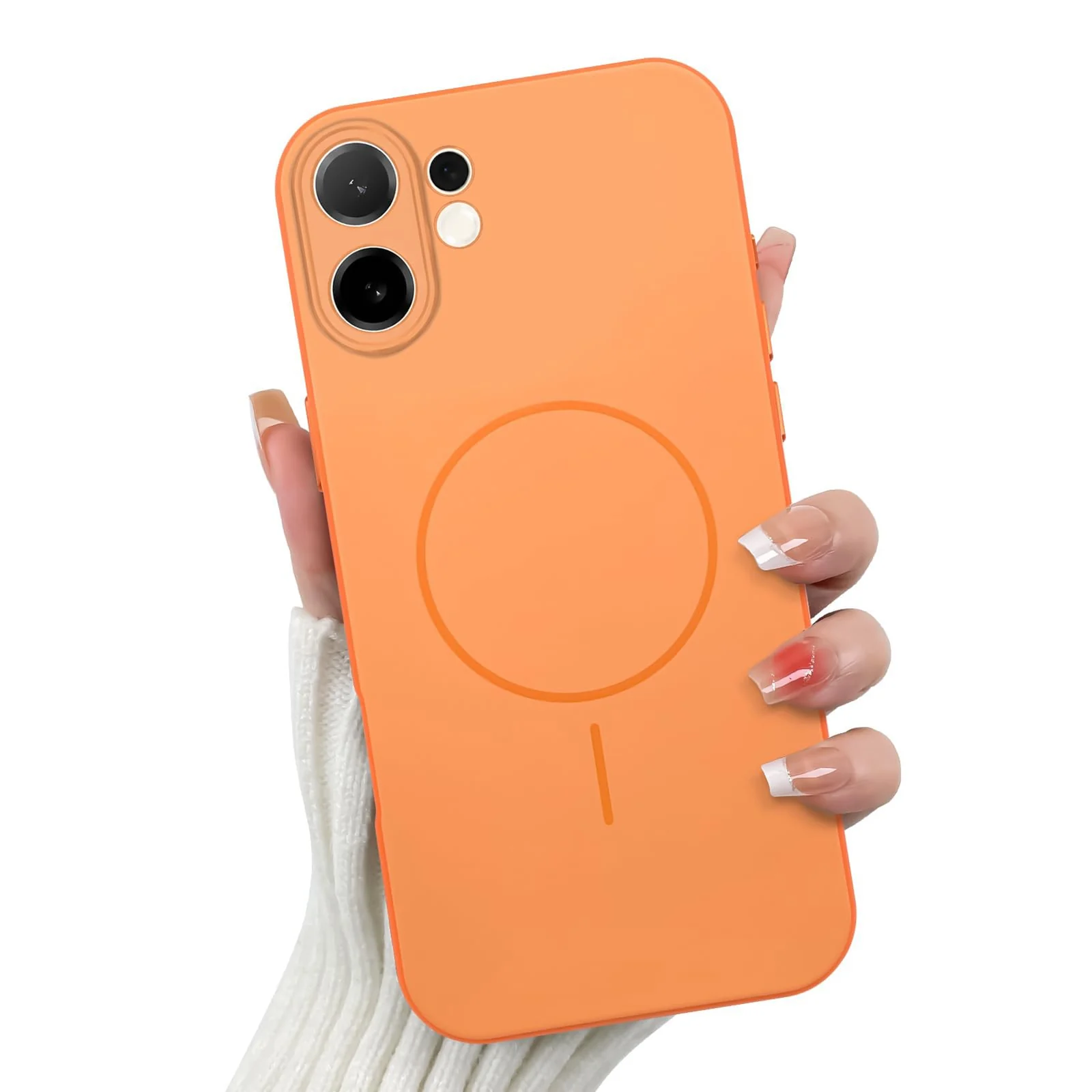 Vivo V60 5G — DL3 Mobilak Case For Vivo V60 5G Slim Design [Not Compatible with MagSafe] Soft Silicone Case Flexible TPU Anti-Scratch Protective Cover with Full Camera Protection