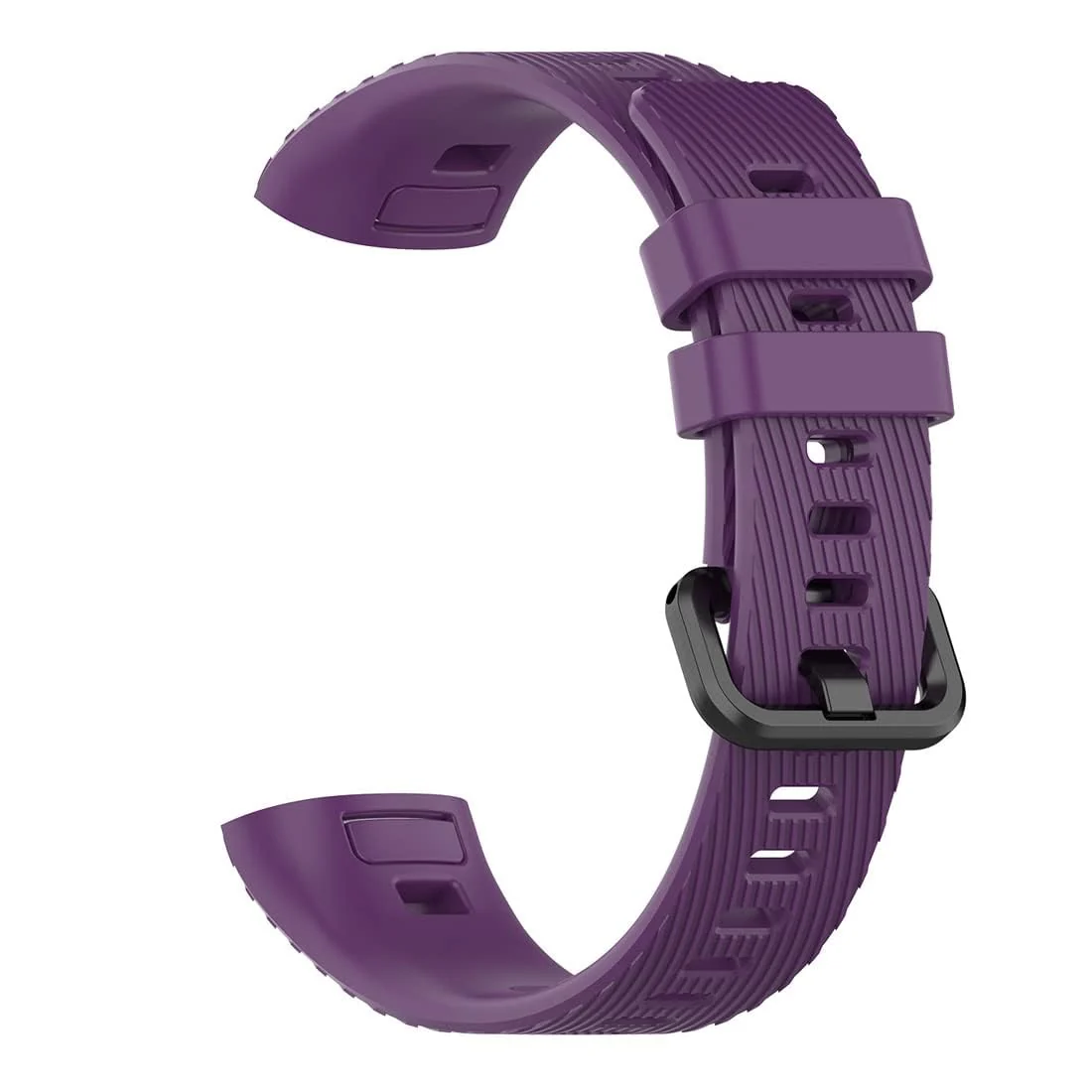 DL3 Mobilak Strap Compatible with Huawei Band 4 Pro/Huawei Band 3 Pro/Huawei Band 3, Soft Silicone Sports Bracelet for Huawei Band 4 Pro/Band 3 Pro/Band3 - Purple