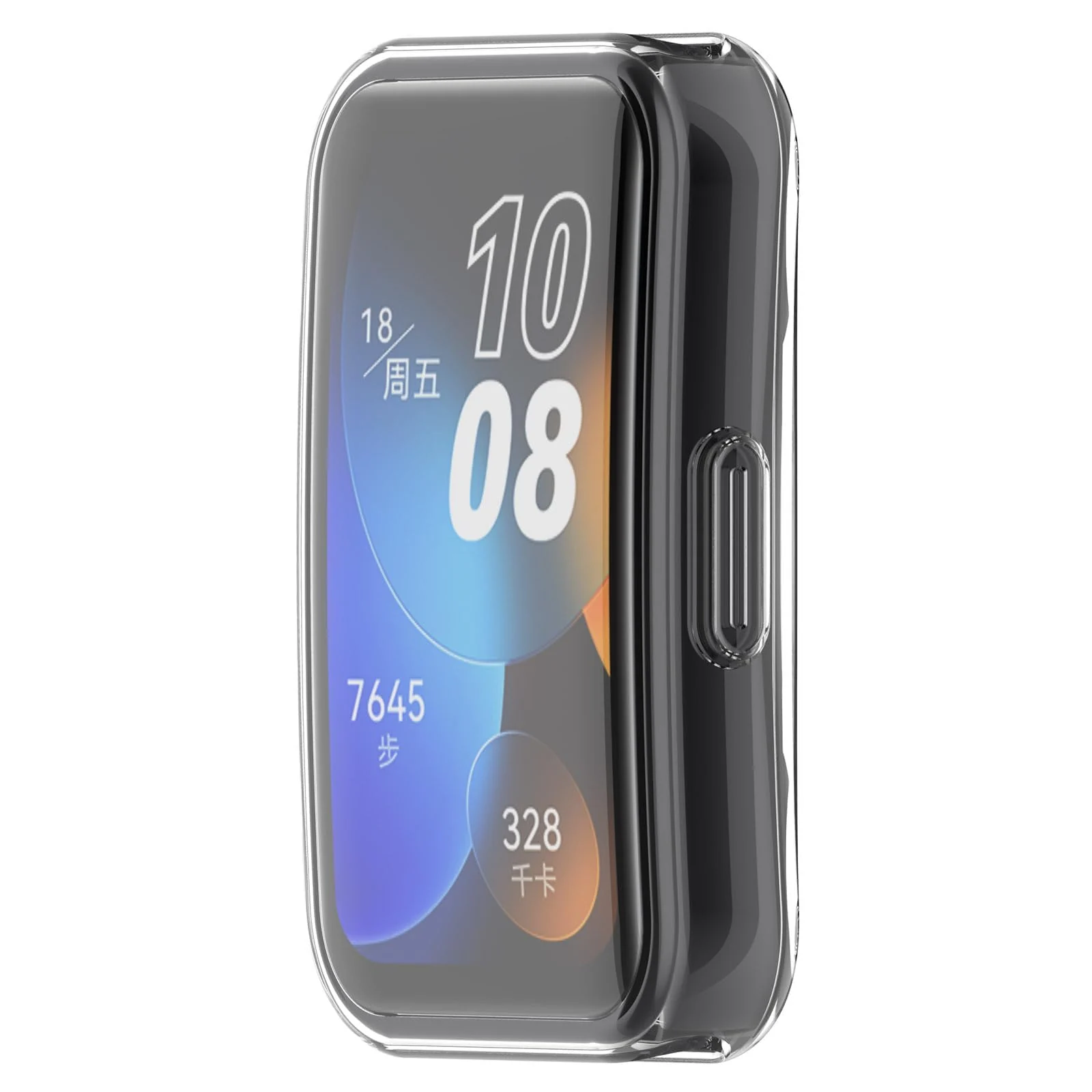 DL3 Mobilak Case for HUAWEI Band 9 / HUAWEI Band 8 TPU Silicon All-Around Screen Protector Cover Bumper Protector Full Cover Screen Protection - Clear