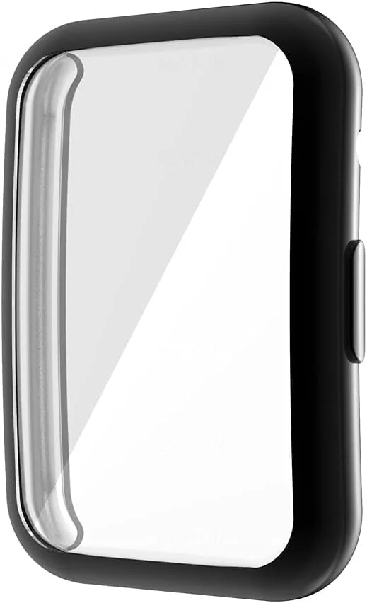DL3 Mobilak Case Compatible withHuawei Watch Fit Case All-Around Screen Protector Watch Soft TPU Shockproof Cover Slim Guard Thin Bumper Shell Protector - Black