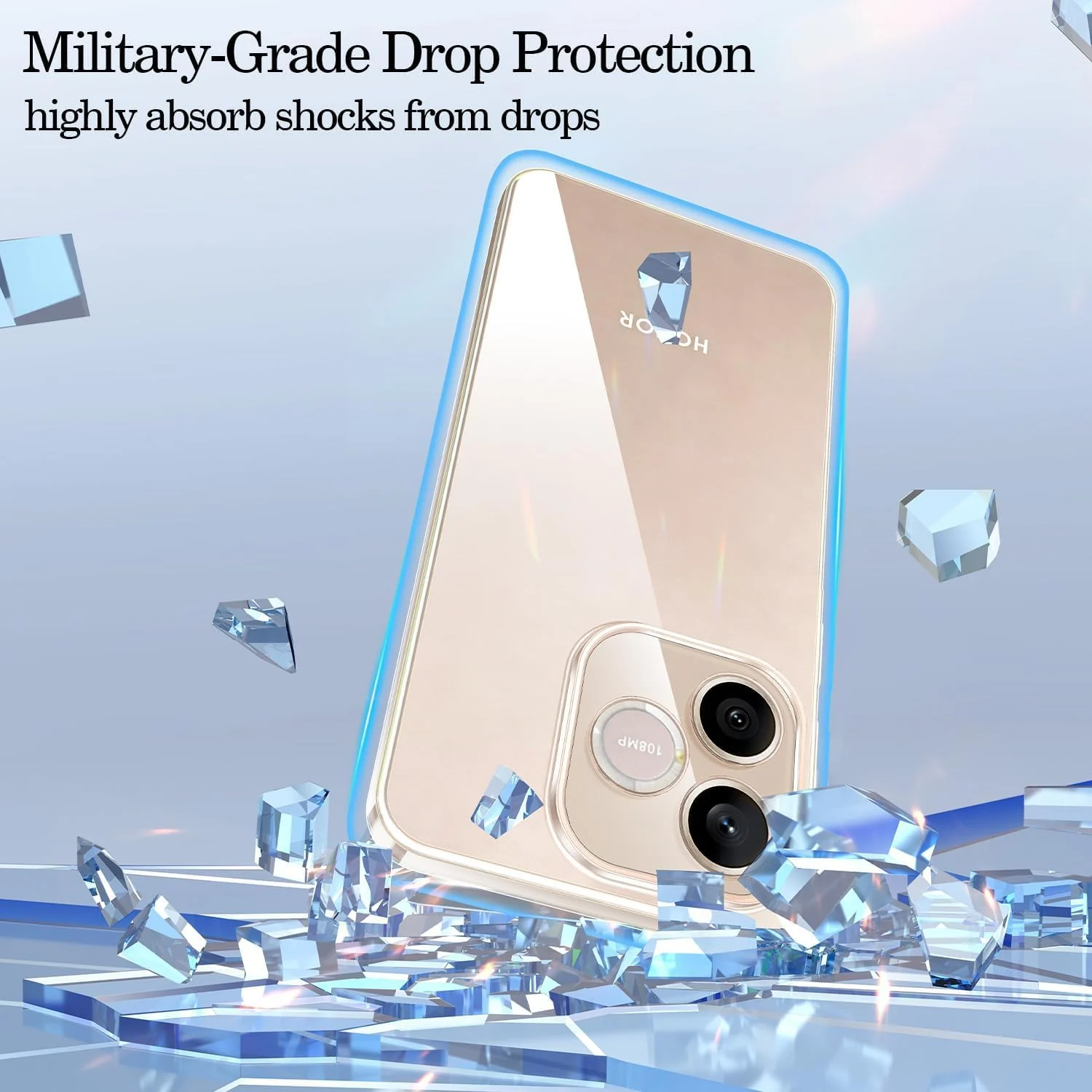 Mobigon Case Compatible with Honor 600 lite, Case Crystal Soft TPU Gel Case Flexible Silicone Anti-Scratch Camera Protection TPU Cover - Clear
