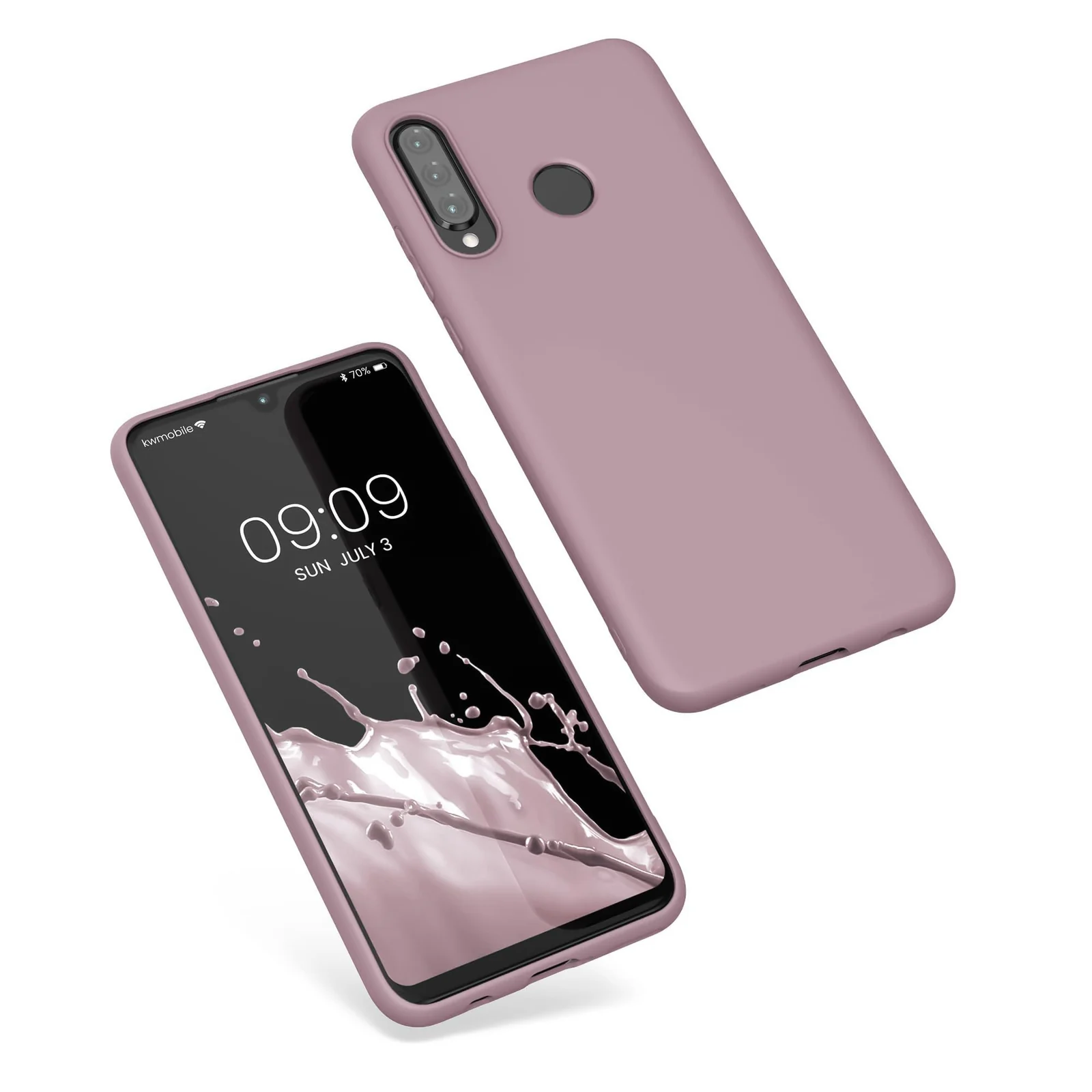 DL3 Mobilak Soft Silicone Protective Case for Huawei Y9S / Honor 9X Pro / P Smart Pro 2019 with Microfiber Lining and Shockproof Design - Cashmere
