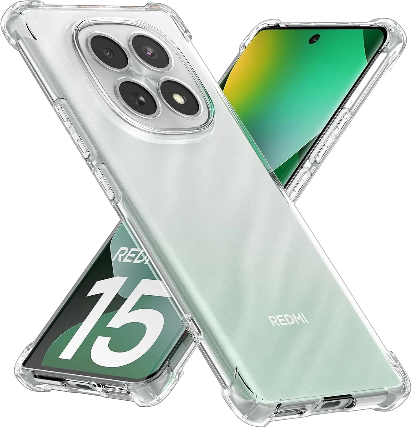 DL3 Mobilak Clear TPU Case for Xiaomi Redmi Note 15 5G, Camera protection, Shock-absorbing protection, Scratch-resistant surface - Clear