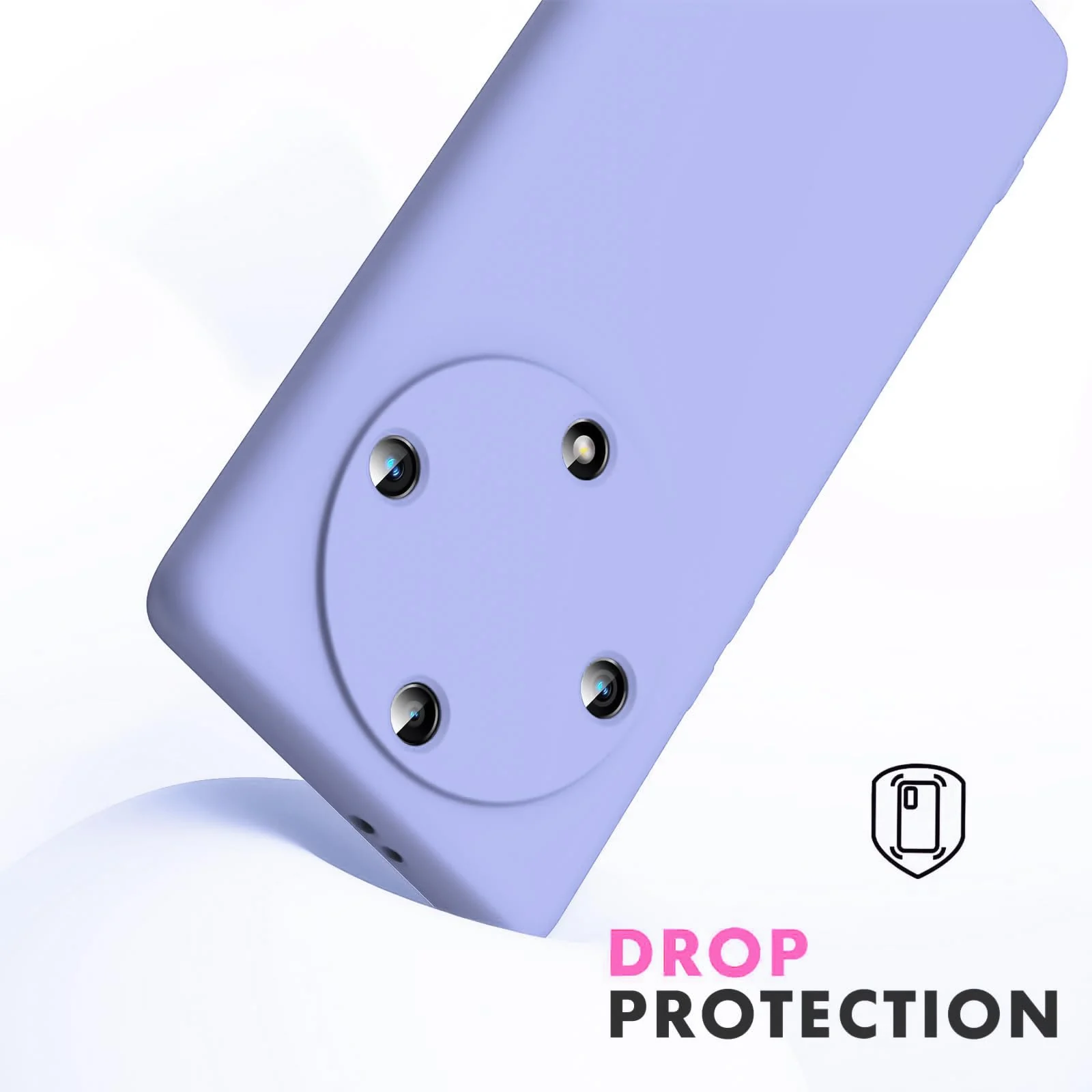 DL3 Mobilak Honor X9a Case, Soft Flexible Silicone Gel Rubber Bumper Cover, Full Body Shockproof Protective Phone Case - Baby Blue