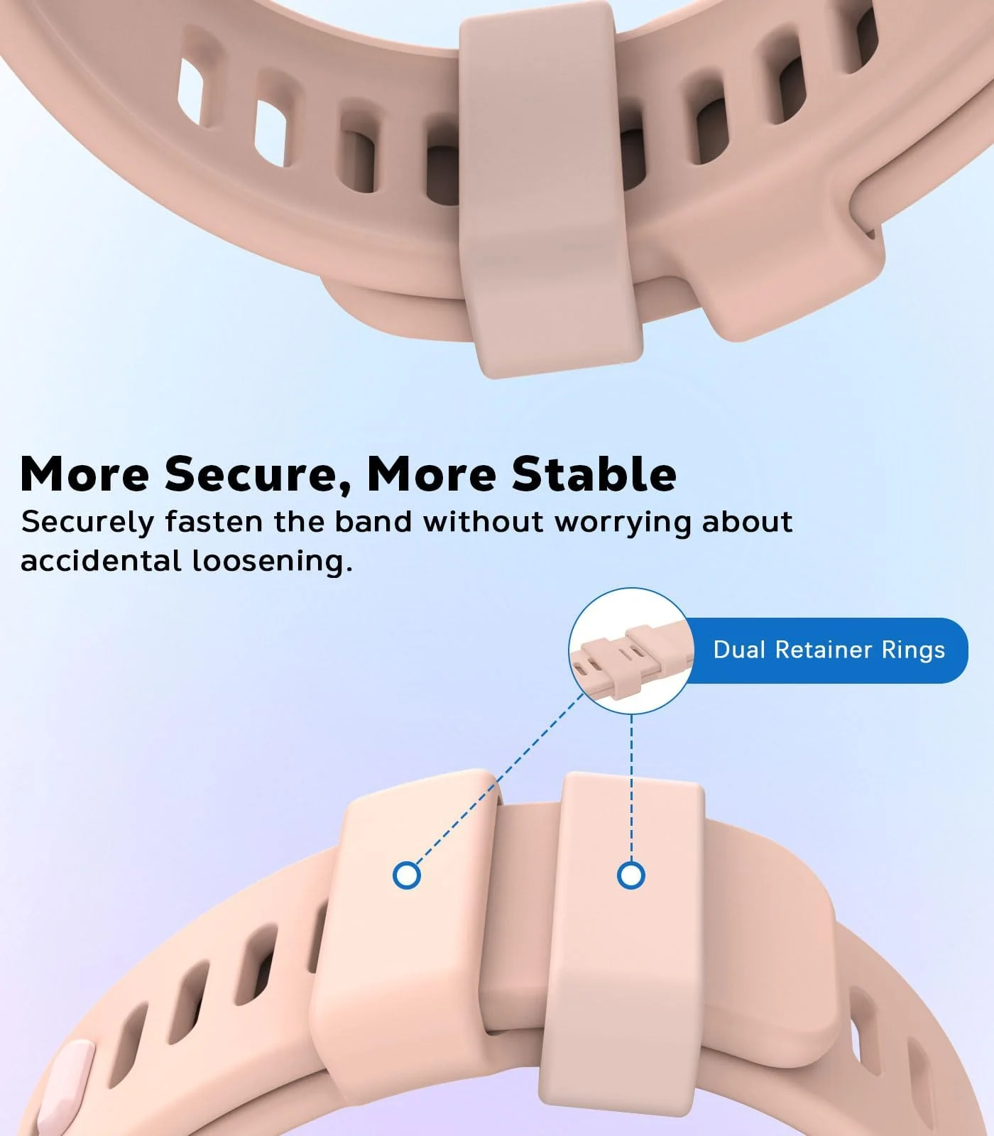 DL3 Mobilak Bracelet Compatible with Redmi Watch 5/Redmi Watch 4/Xiaomi Smart Band 9 Pro/Xiaomi Smart Band 8 Pro, Soft TPU Replacement Strap Sports, Strap for Men and Women - Pink