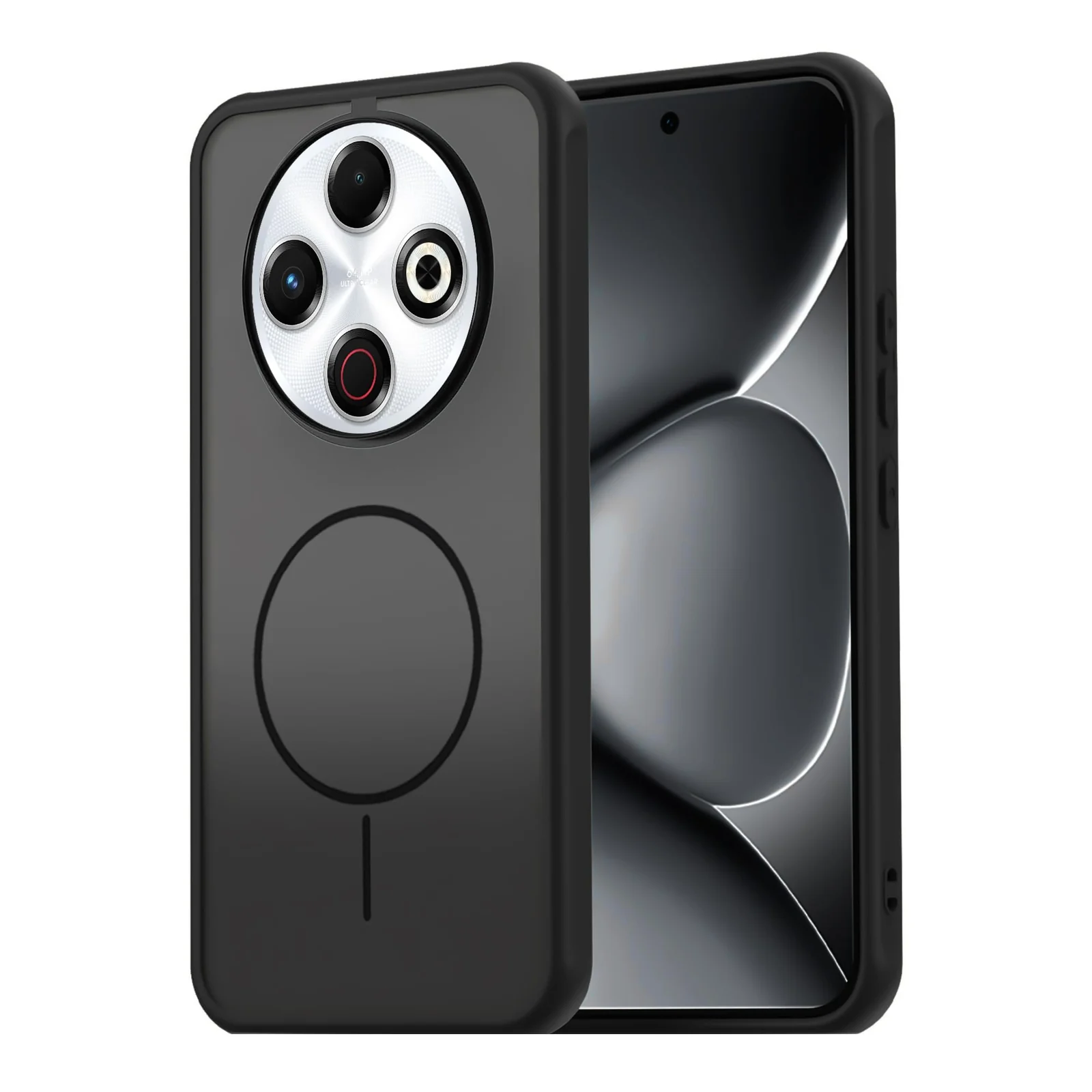 DL3 Mobilak Case For TECNO SPARK 30C Translucent Matte PC Back & Soft TPU Edge, [Not Compatible with MagSafe] Anti-Scratch Shockproof Protective Cover with Full Camera Protection