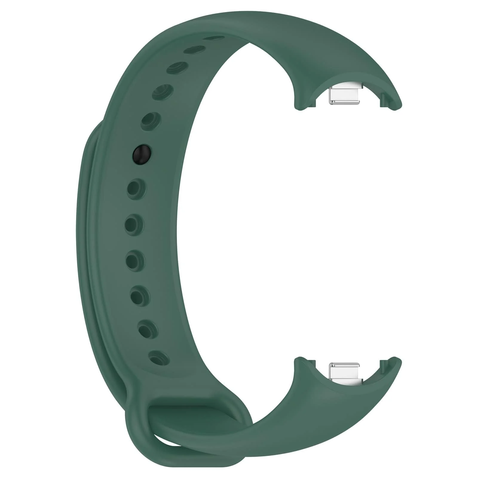 DL3 Mobilak Band Compatible with Xiaomi Mi Band 10/9/8 Replacement Strap, Silicone Skin-Friendly Wrist Strap Adjustable Sports Wristbands for Women Men Xiaomi Smart Band 8/9/10 - Green