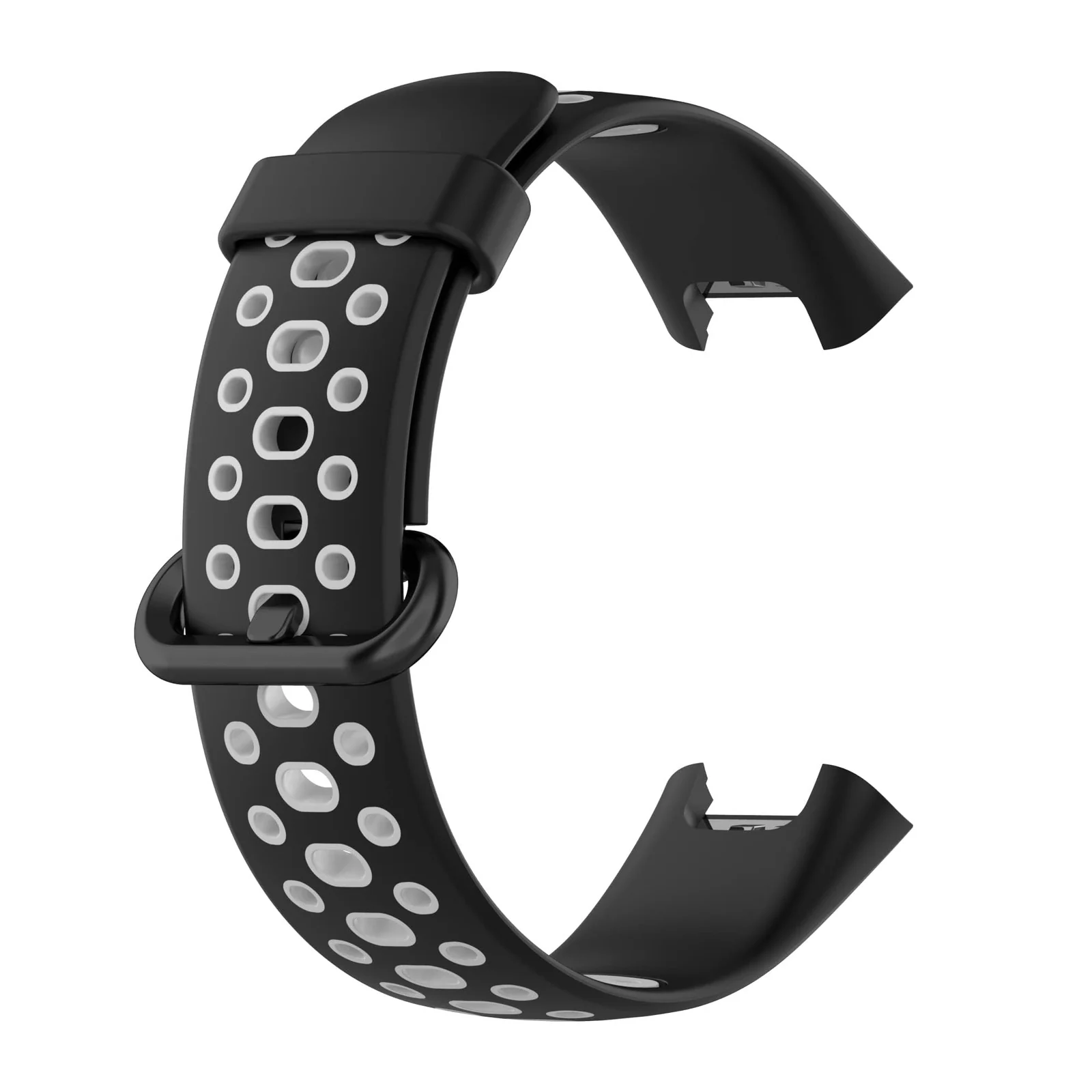 DL3 MOBILAK Strap Compatible with Xiaomi Redmi Watch 2 Lite/Poco Watch/Redmi Watch 2 / Horloge 2 Soft Replacement Sport Silicone Strap - Black Gray