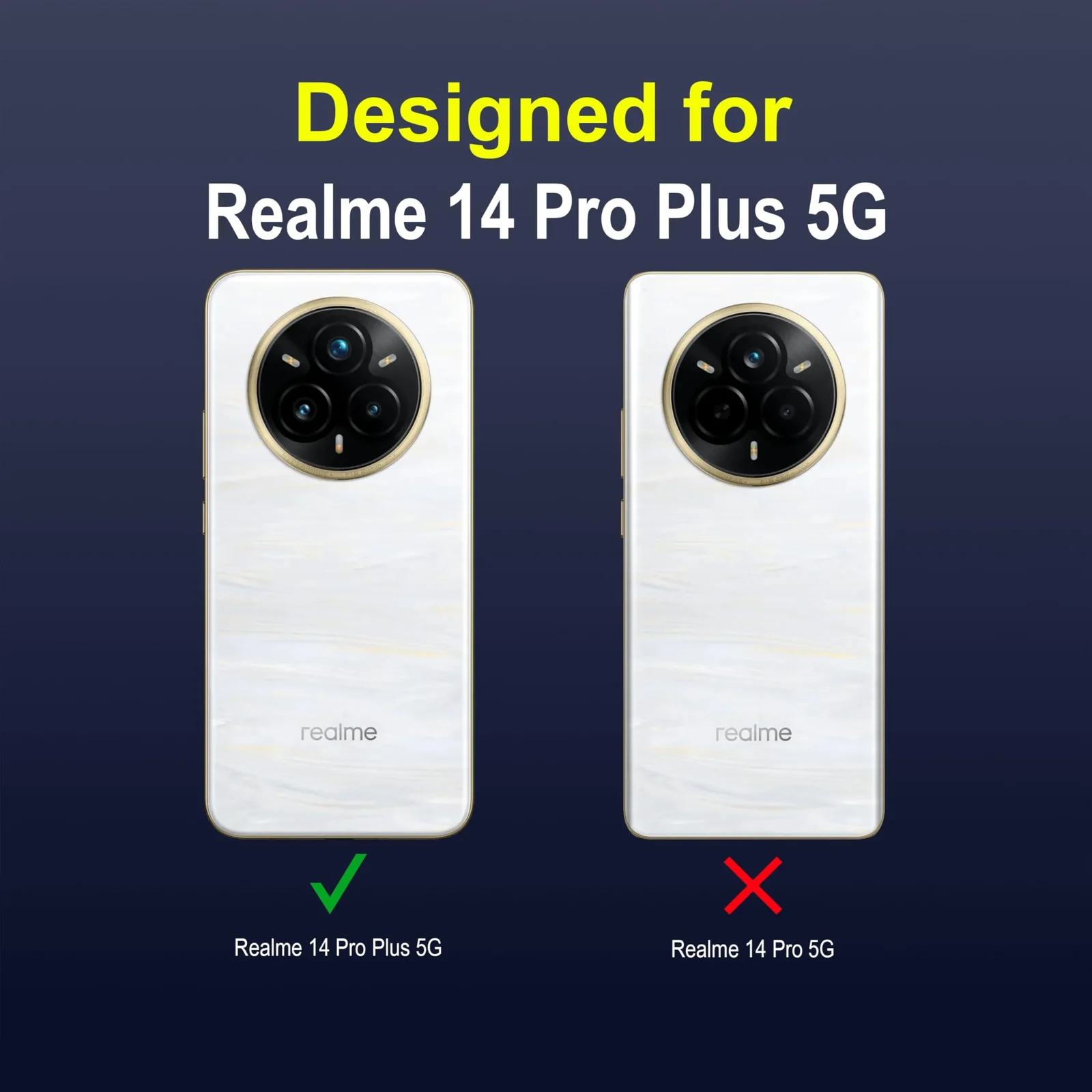 DL3 Mobilak Flexible Silicone and TPU Protective Case with Camera Protection for realme 14 Pro Plus 5G - Blue