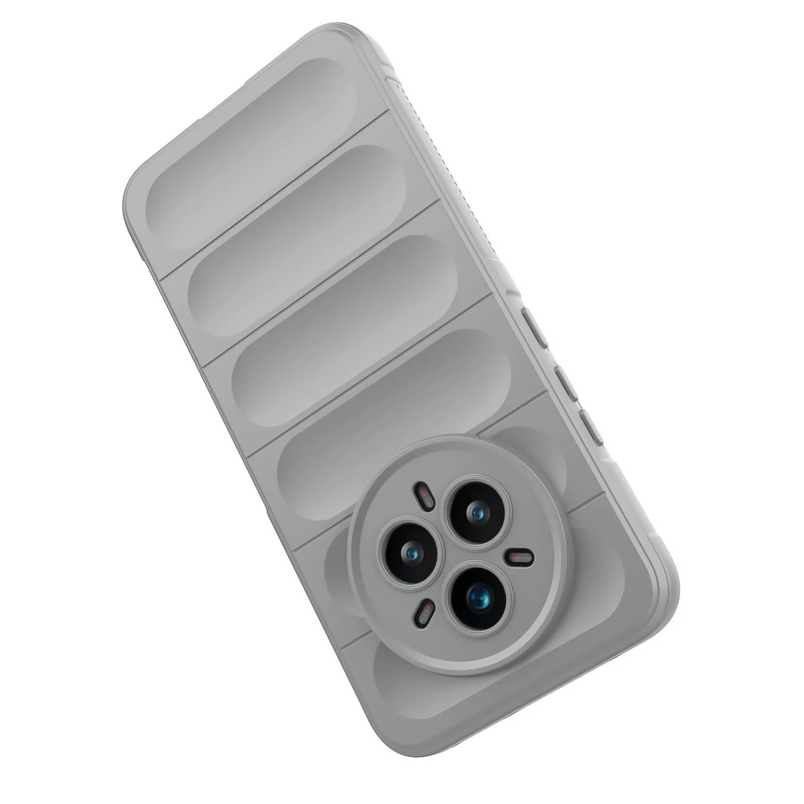 DL3 Mobilak Flexible Silicone and TPU Protective Case with Camera Protection for realme 14 Pro Plus 5G - Gray